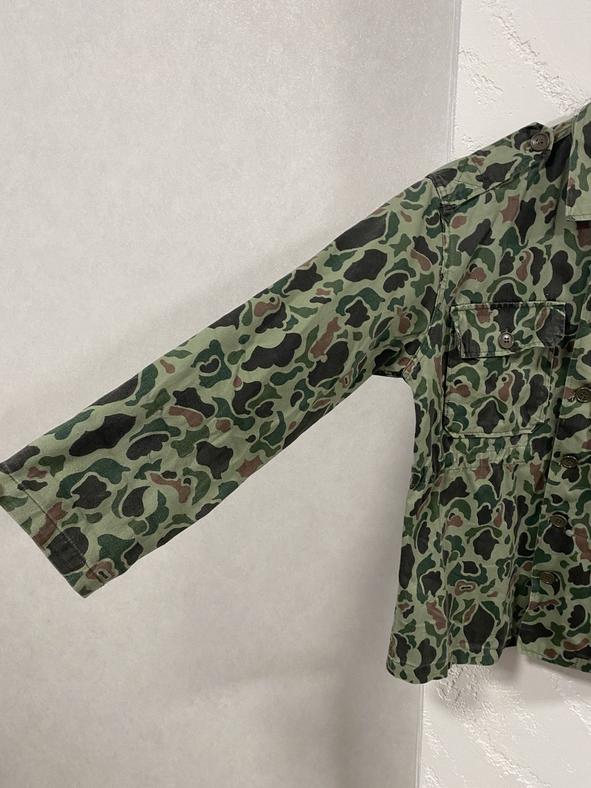 Vintage Vintage South Korea War Vietnam Era Duck Frog Camo Overshirt Size US S / EU 44-46 / 1 - 4 Thumbnail