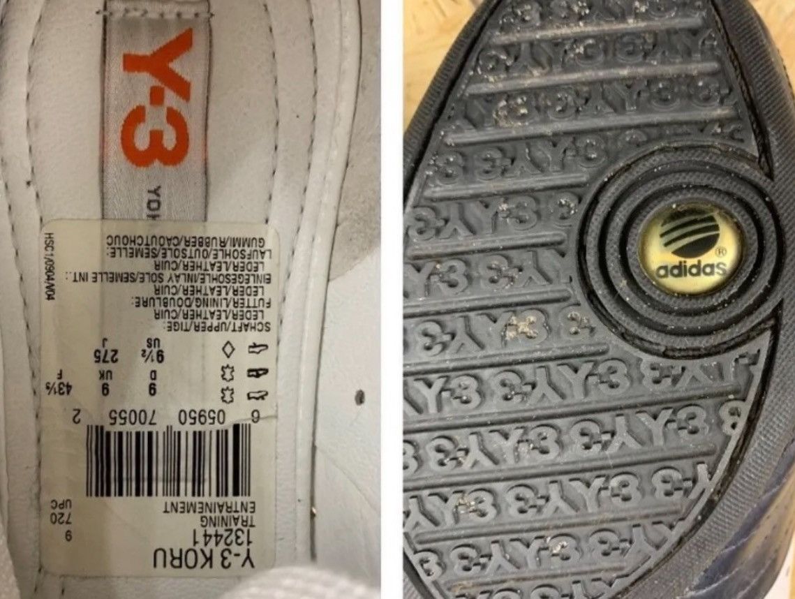Y-3 Y-3 sneakers size 9,5 US black/ white Size US 9.5 / EU 42-43 - 7 Thumbnail