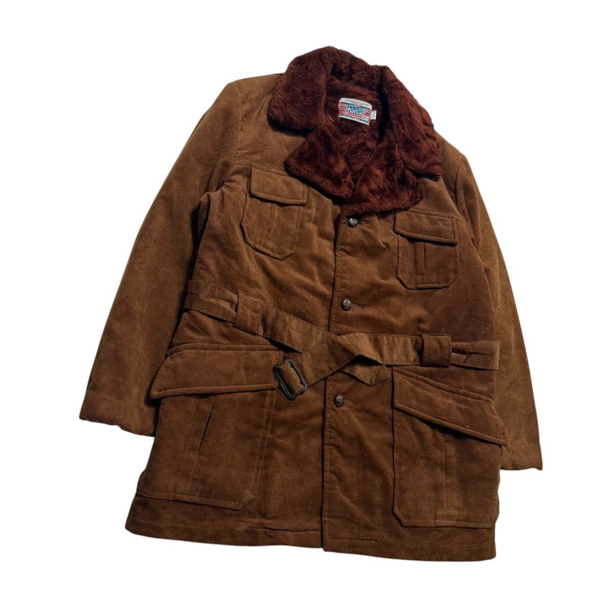Sears Vintage 70s Sears Teen Male Shearling Jacket Size US M / EU 48-50 / 2 - 2 Thumbnail