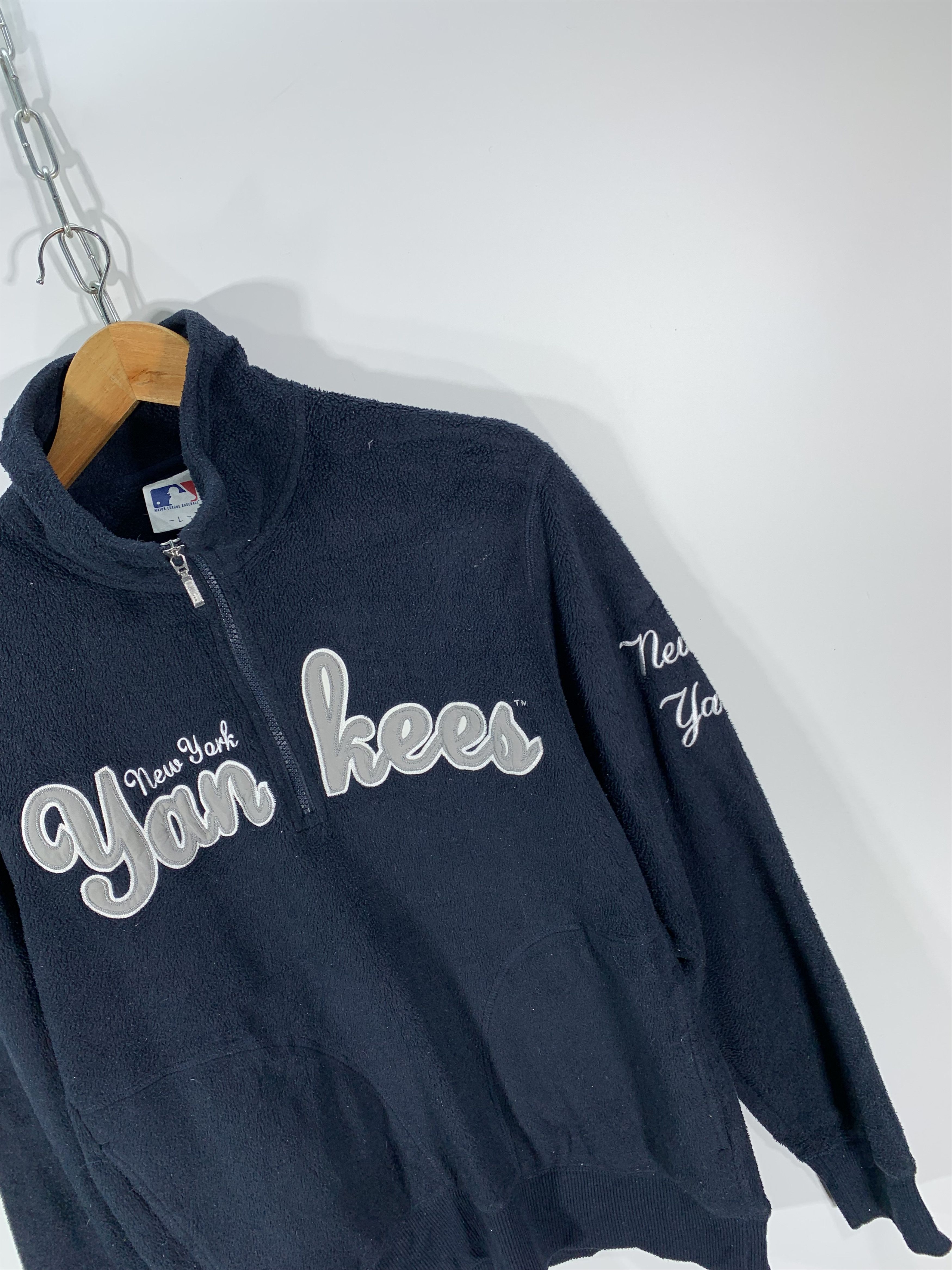 MLB × Uniqlo × Vintage ⚡️Vintage Mlb Uniqlo fleece Embroidered NY Size US S / EU 44-46 / 1 - 2 Thumbnail
