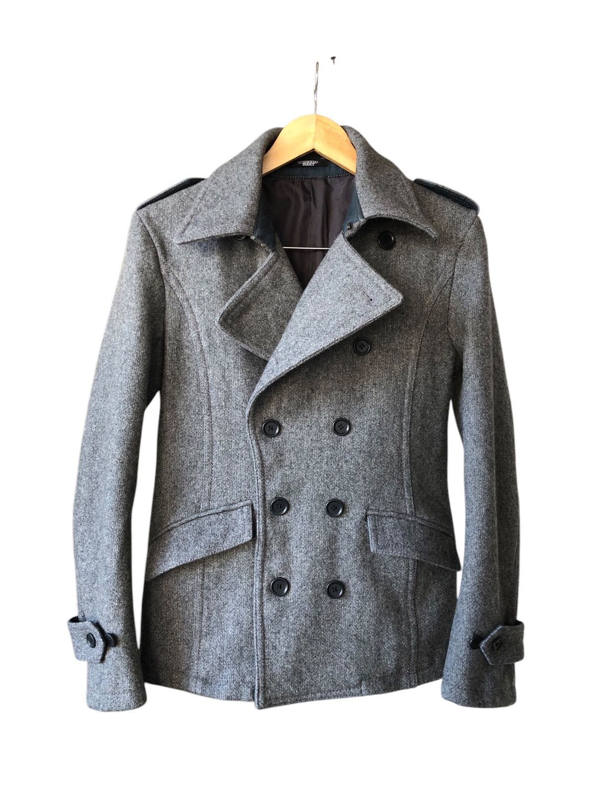 If Six Was Nine Tornado Mart Japan Double Collar Wool Jacket Size M / US 6-8 / IT 42-44 - 1 Thumbnail
