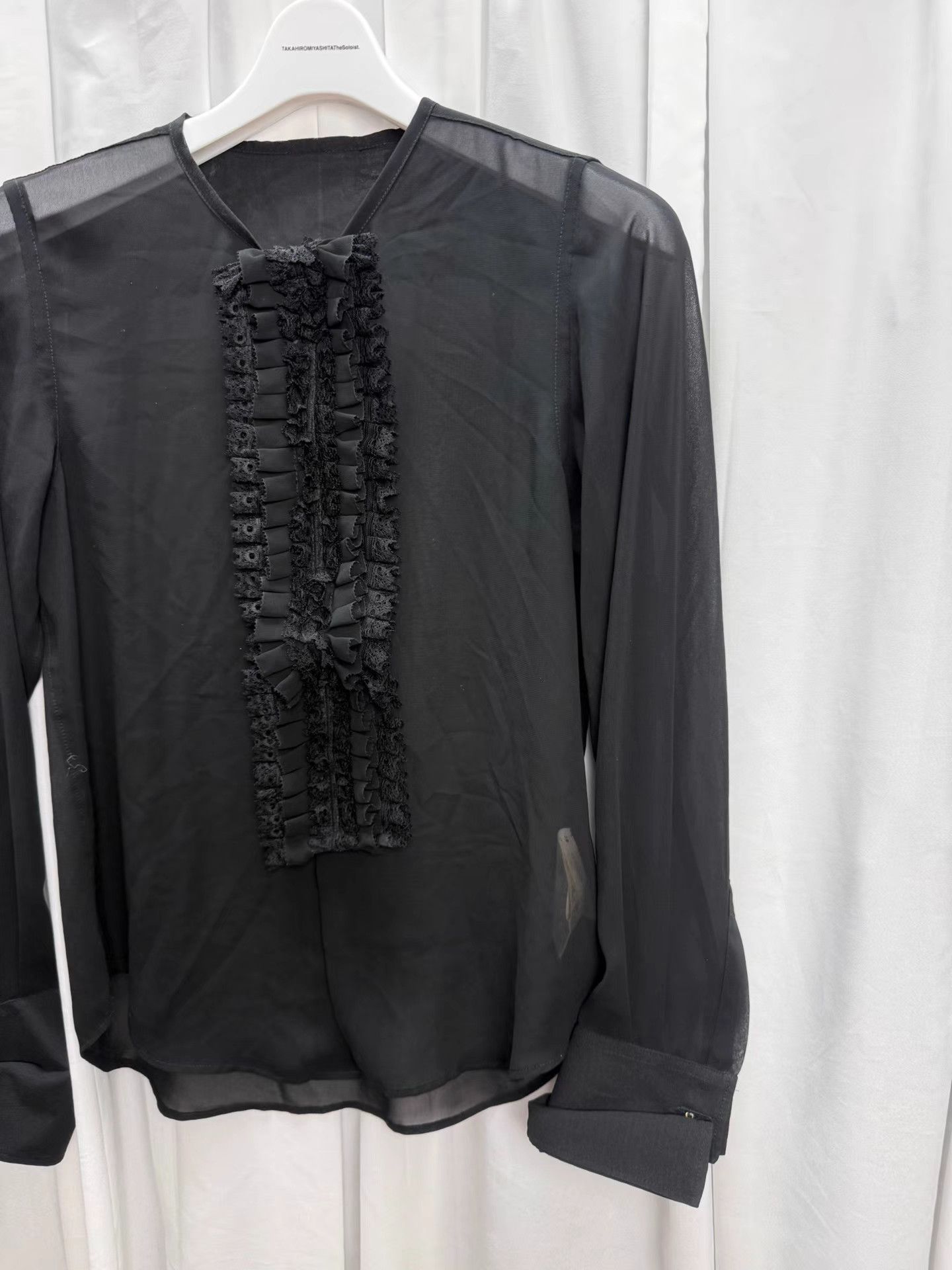 Comme des Garcons Comme des Garçons Sheer Tulle Ruffle Long Sleeve K20 Size XS / US 0-2 / IT 36-38 - 3 Thumbnail