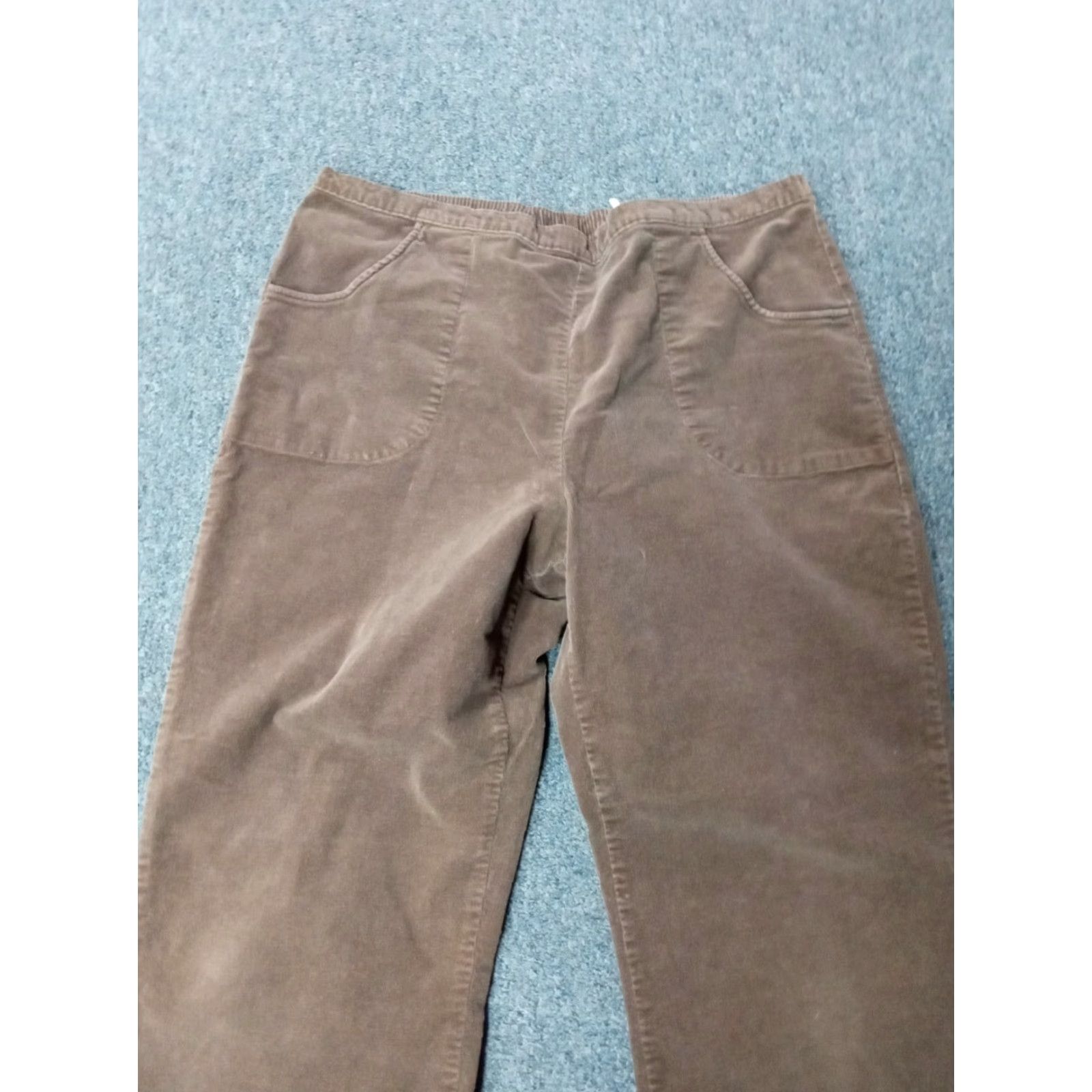 Vintage VINTAGE French Laundry Women Pants Corduroy Brown 34"-36" Waist Large L 36 in Mens? Size 25" / US 0 / IT 36 - 2 Thumbnail