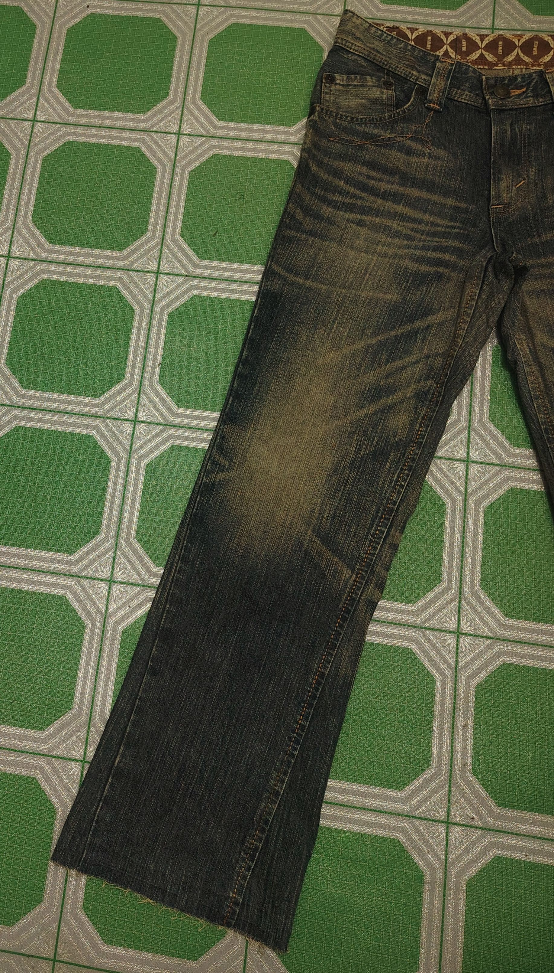 If Six Was Nine Japanese Edwin Flared Jeans Distressed Jeans Size US 31 - 3 Thumbnail