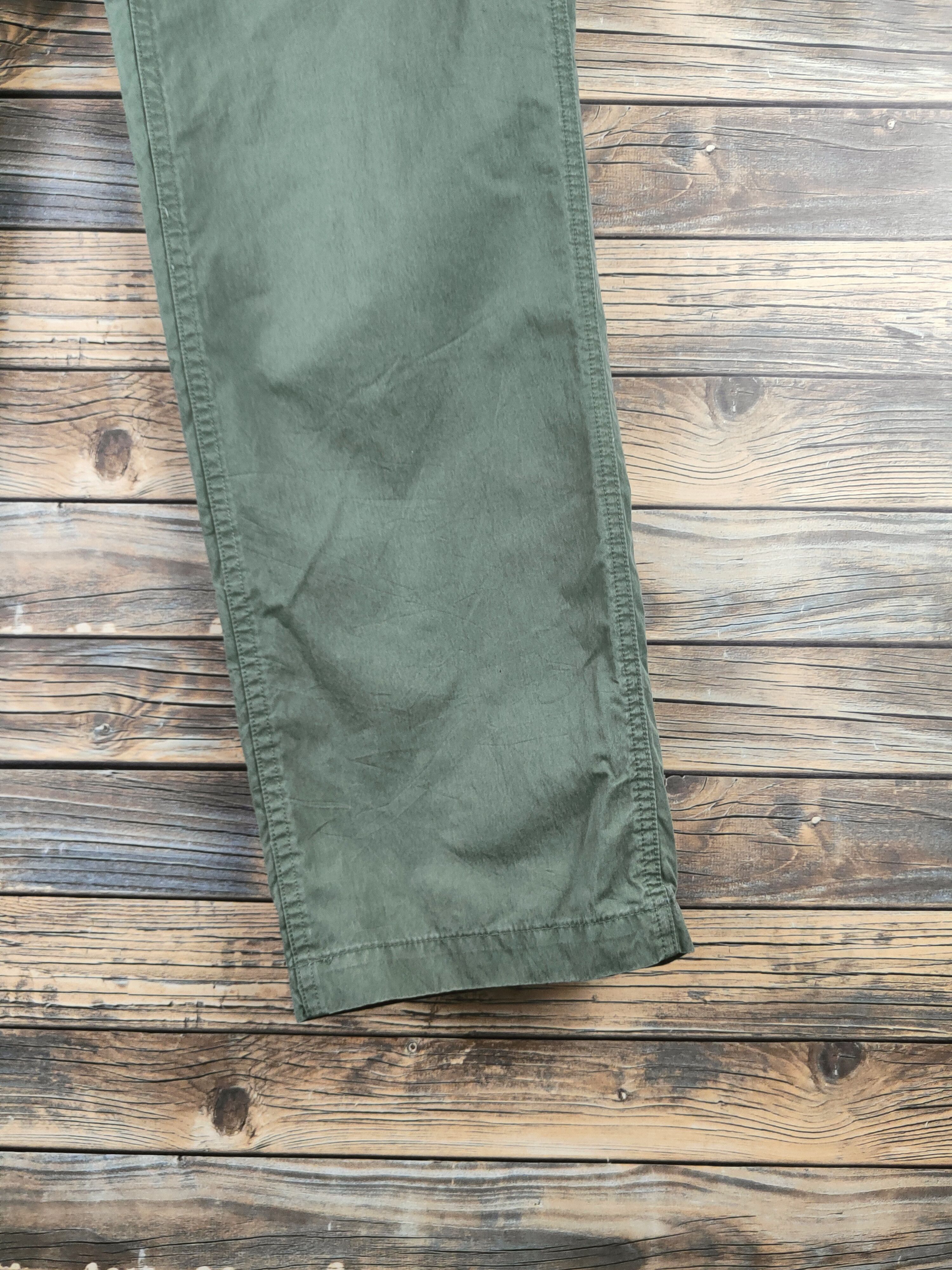 Japanese Brand Uniqlo Green Multipocket Cargo Pants #S2848 Size US 26 / EU 42 - 6 Thumbnail