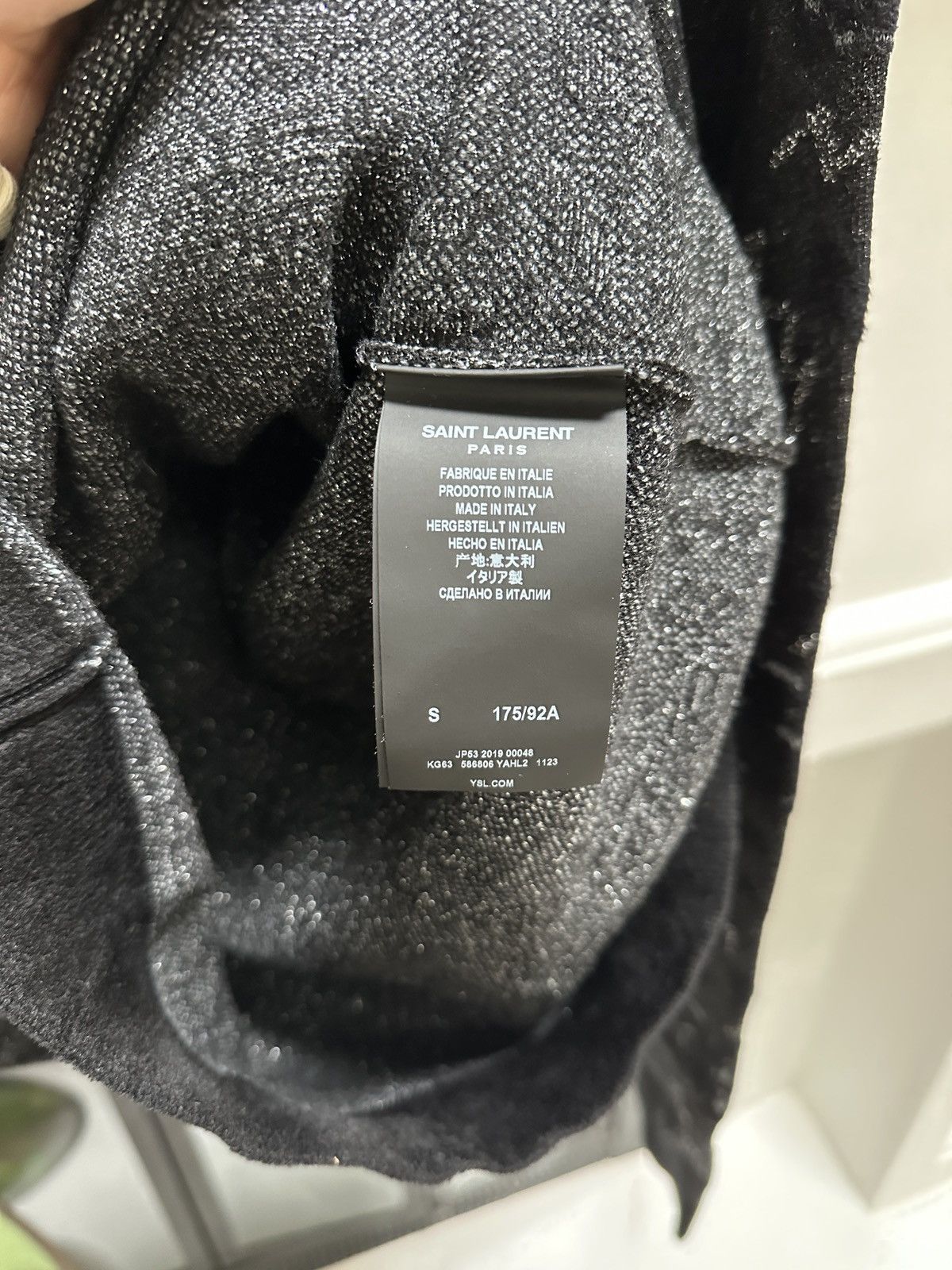 Saint Laurent Paris Lurex Glitter Radio Sweater Size US S / EU 44-46 / 1 - 9 Thumbnail