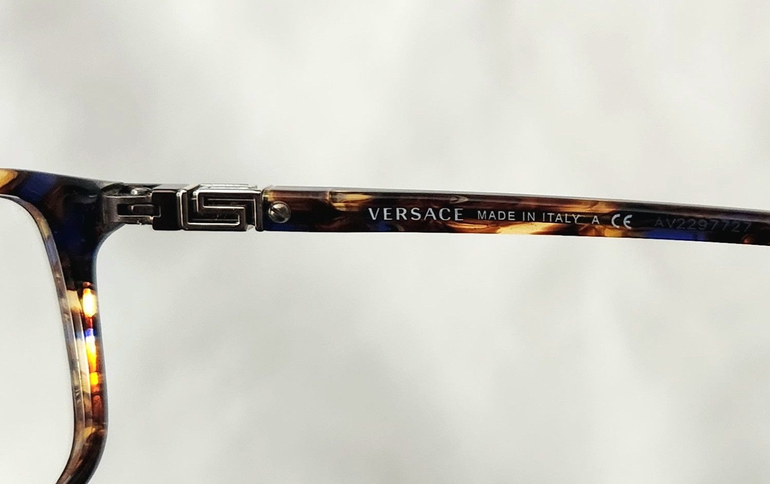 Designer × Versace Versace MOD. 3163 992 Brown Tortoise Eyeglasses Frames Size ONE SIZE - 9 Thumbnail