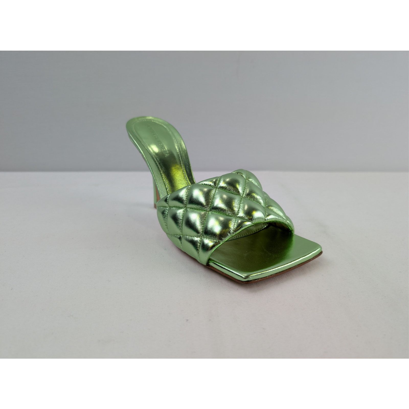 Bottega Veneta o1rshd1 Reflection Matelasse Padded Sandal in Pistachio Size US 9.5 / IT 39.5 - 2 Thumbnail