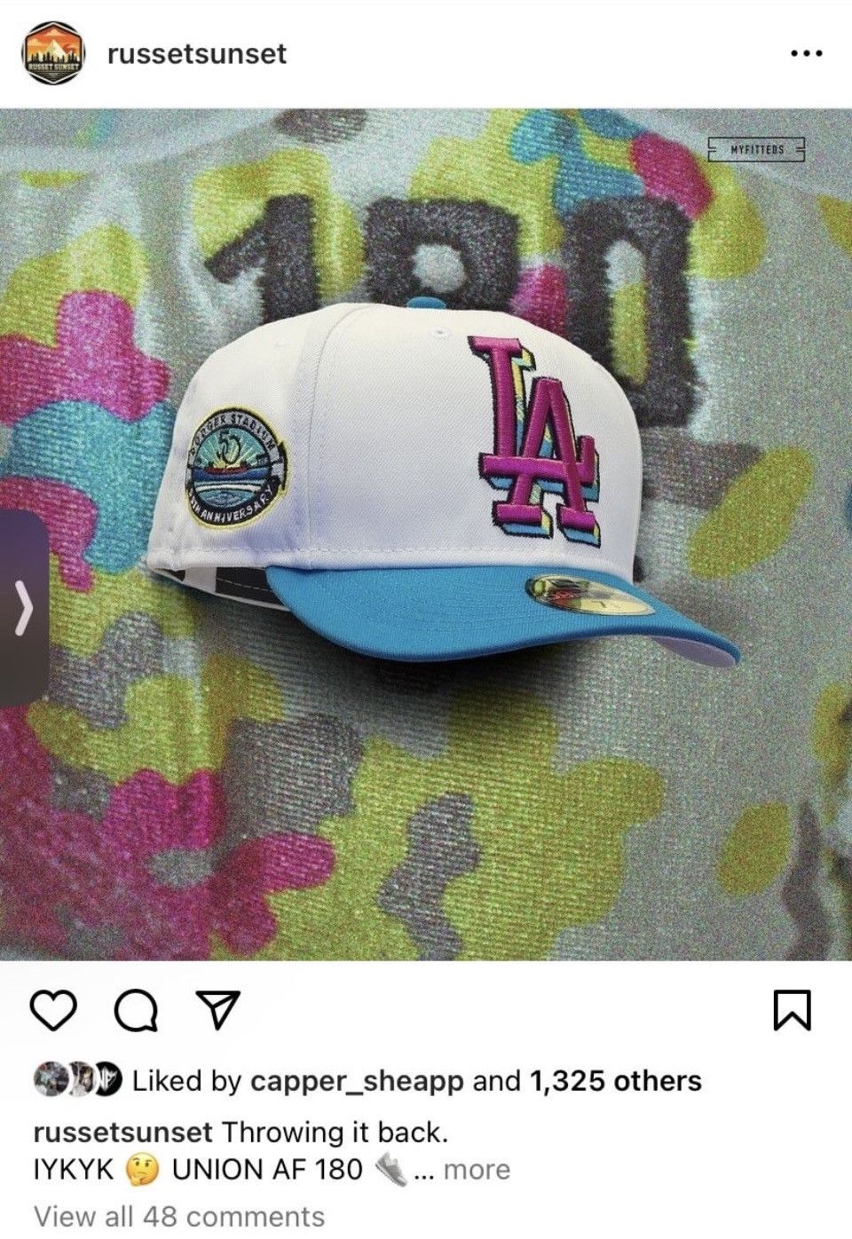 New Era Myfitteds Los Angeles Dodgers size 7 1/4 brand new sold out Size ONE SIZE - 6 Thumbnail