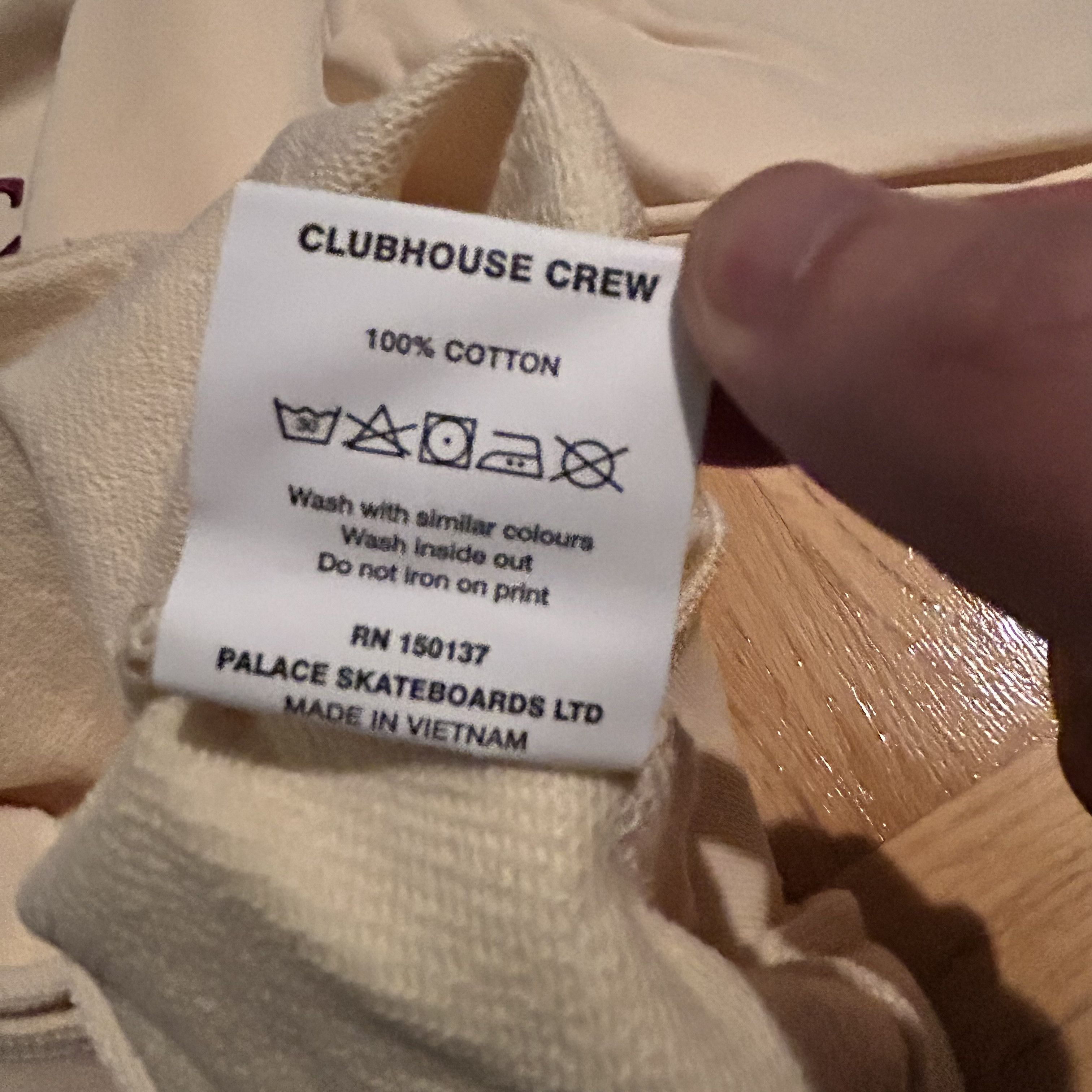 Palace Palace Clubhouse Crewneck Cream XL FW17 Size US XL / EU 56 / 4 - 5 Thumbnail