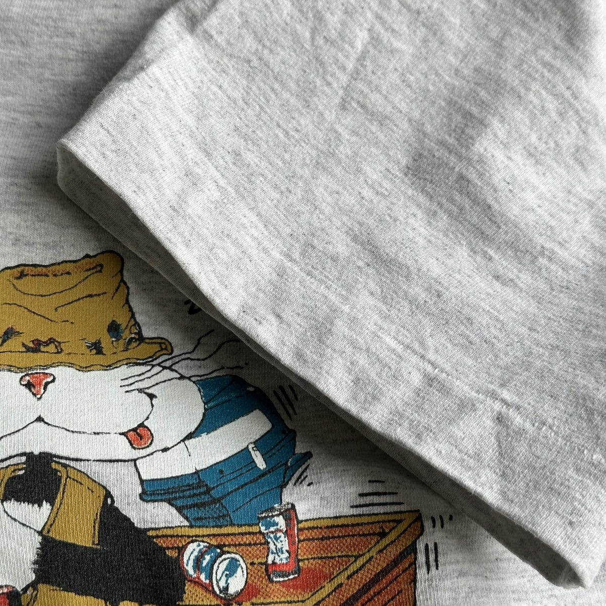 Vintage Vintage 1988 Bad Day Fishing Humor Graphic Single Stitch Tee Size US L / EU 52-54 / 3 - 7 Thumbnail