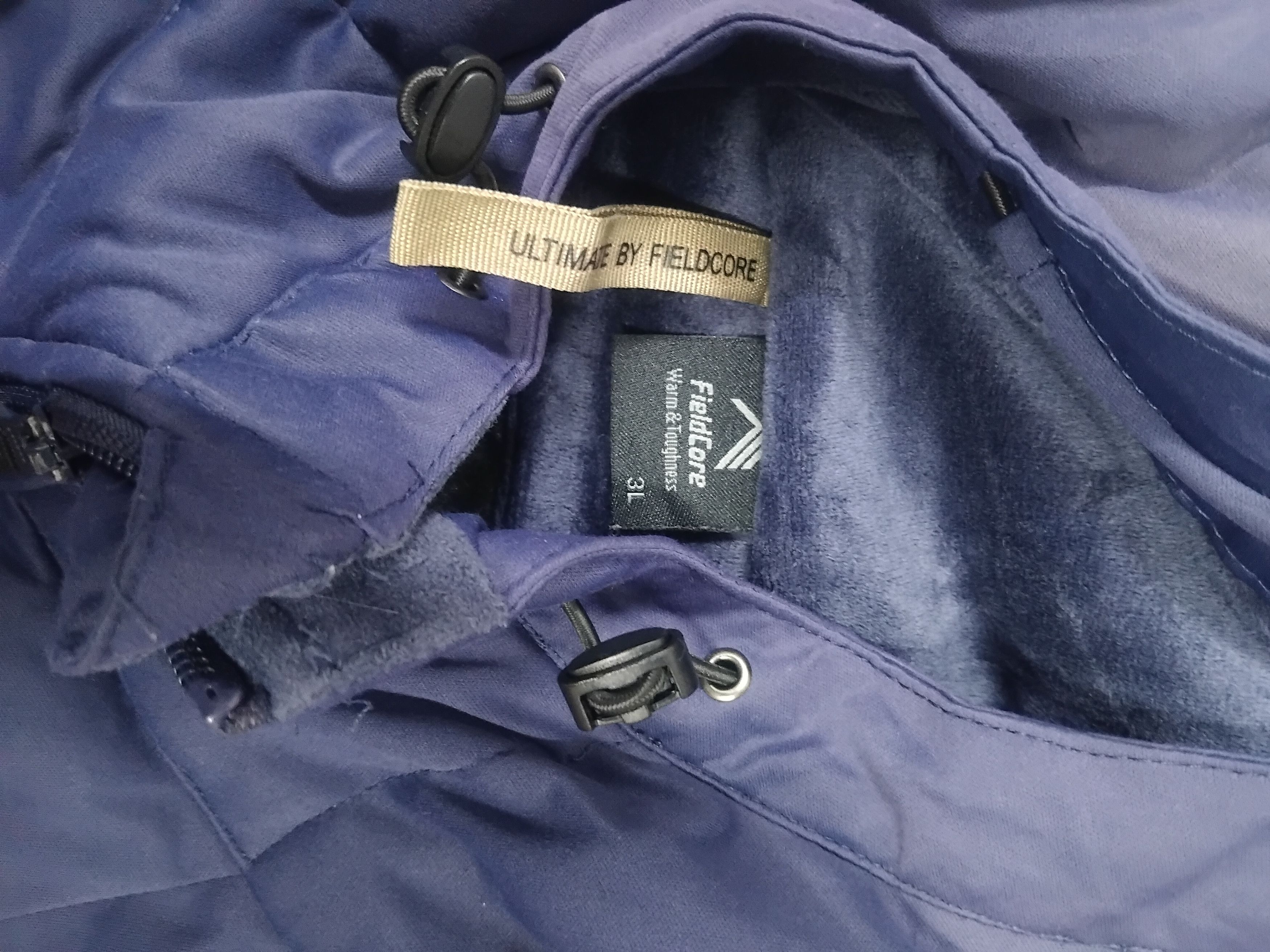 Japanese Brand Fieldcore purple Nice sun faded Puffer Hoodie jacket Size US L / EU 52-54 / 3 - 2 Thumbnail