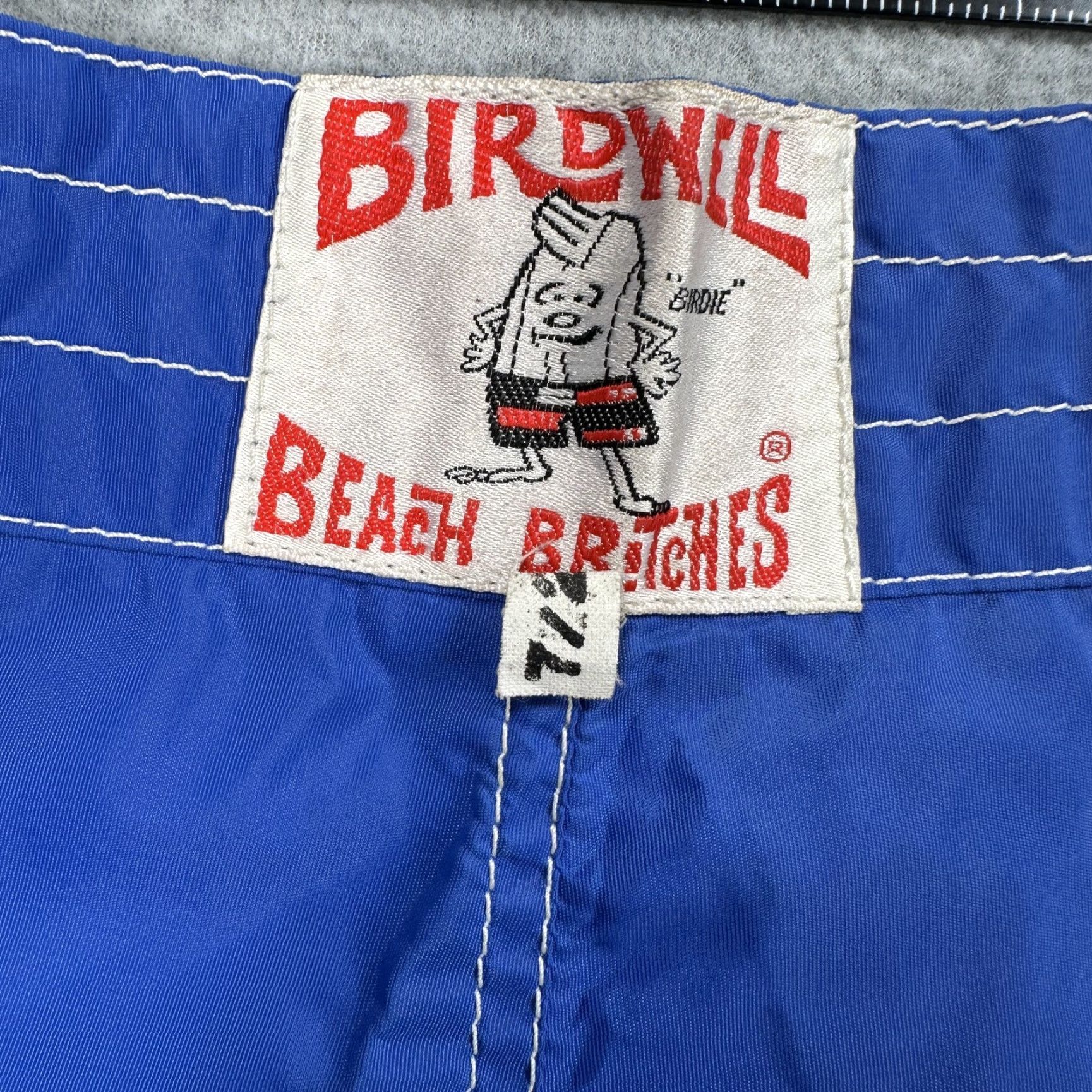 Vintage VINTAGE Birdwell Beach Britches Shorts Mens 27 Blue Boardshorts Lace Up Surf Swim New Size US 27 - 5 Thumbnail