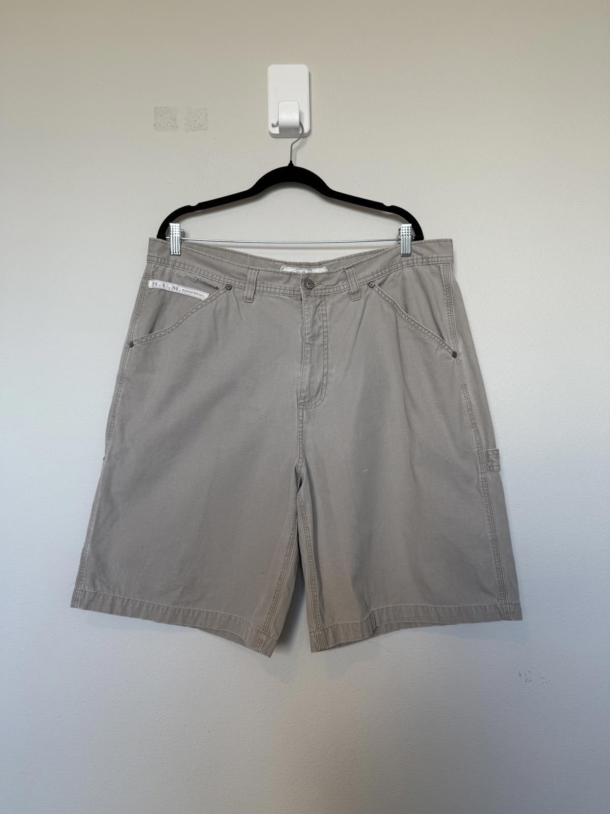 B.U.M Equipment Vintage B.U.M. Equipment Men's Cargo Shorts - Khaki Tan Size US 38 / EU 54 - 7 Thumbnail