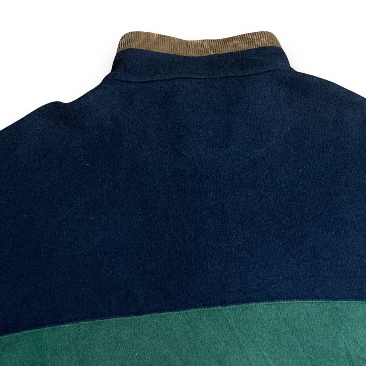 Burberry VINTAGE BURBERRY RUBBER PATCH QUATER ZIPPER SWEATSHIRT Size US L / EU 52-54 / 3 - 10 Thumbnail