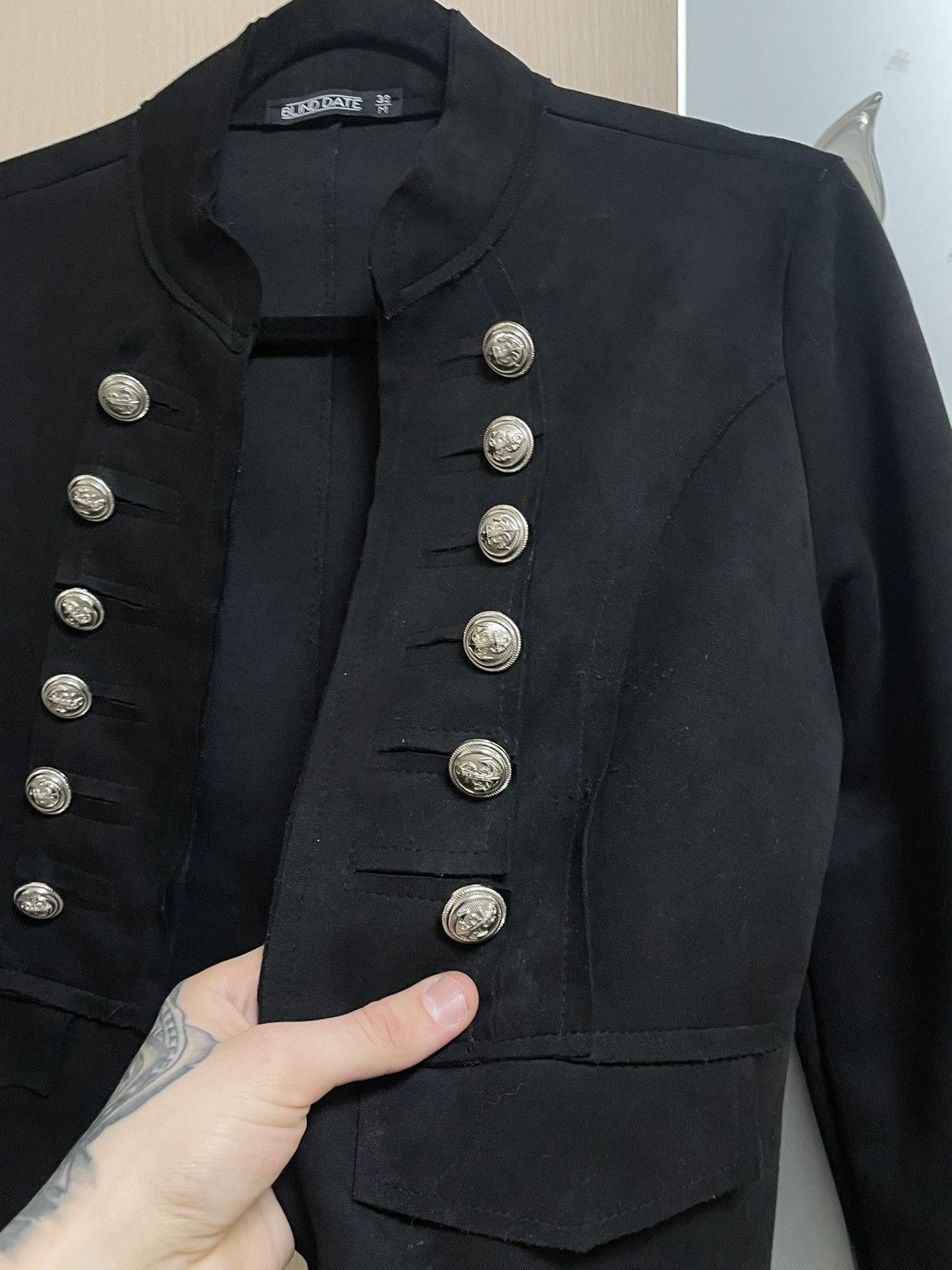 Hysteric Glamour 00s Napoleon Military Jacket Japan 29 PPFM If Six Was Nine Size XS / US 0-2 / IT 36-38 - 5 Thumbnail