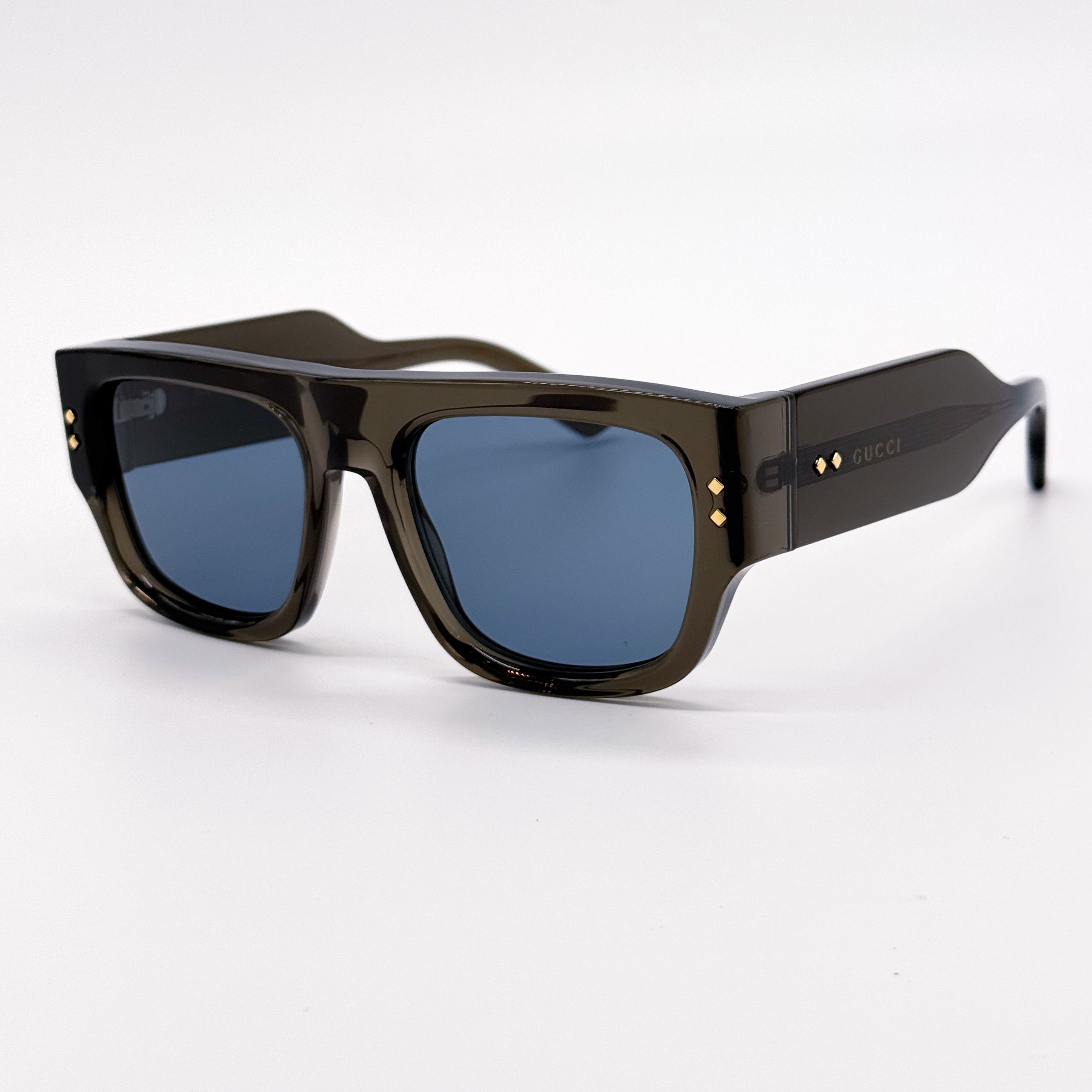 Gucci NEW AUTHENTIC GG1262S 003 GUCCI UNISEX SHIELD SUNGLASSES Size ONE SIZE - 3 Thumbnail