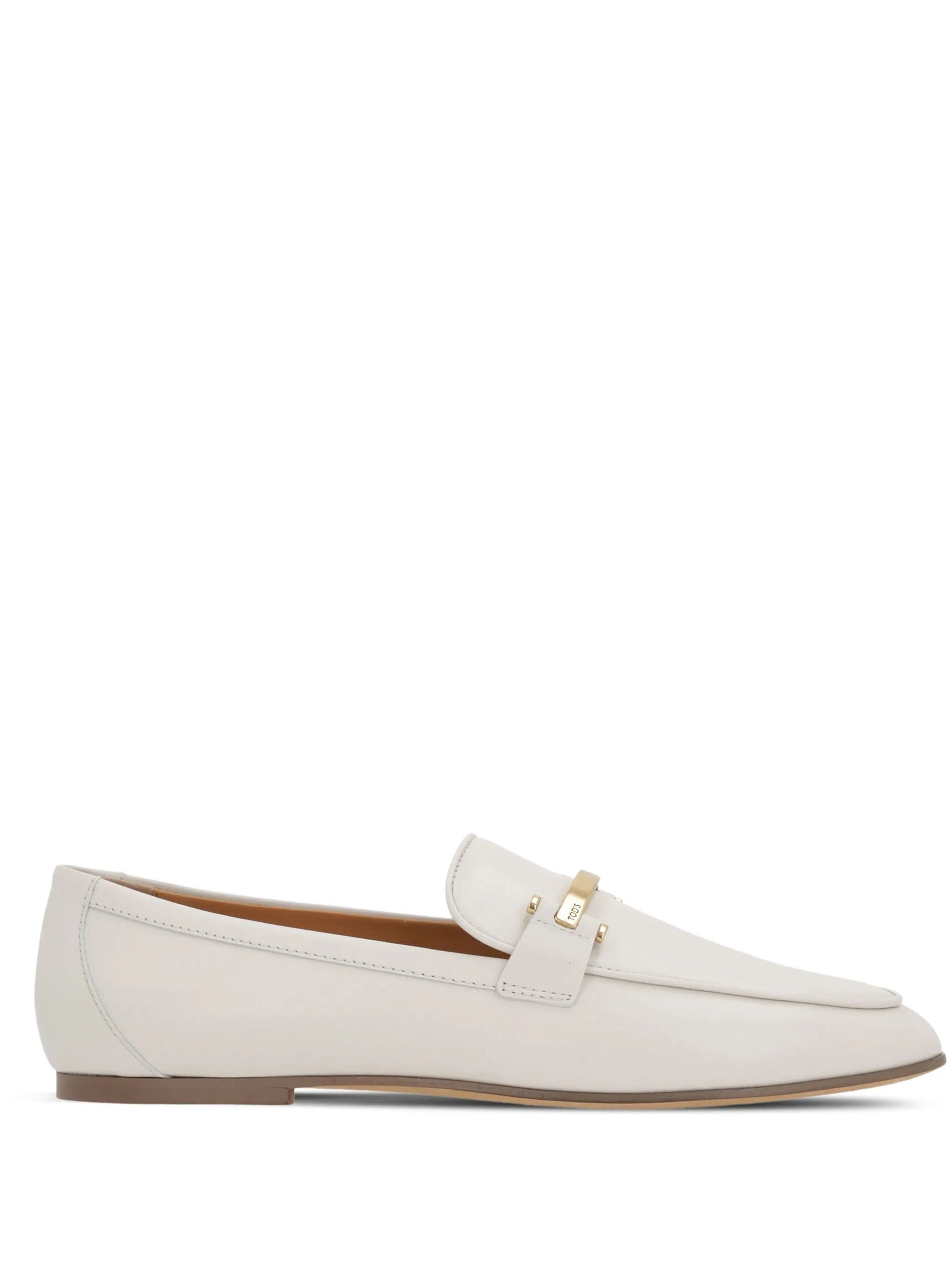 o1s22i1n0325 Calfskin Loafers in White