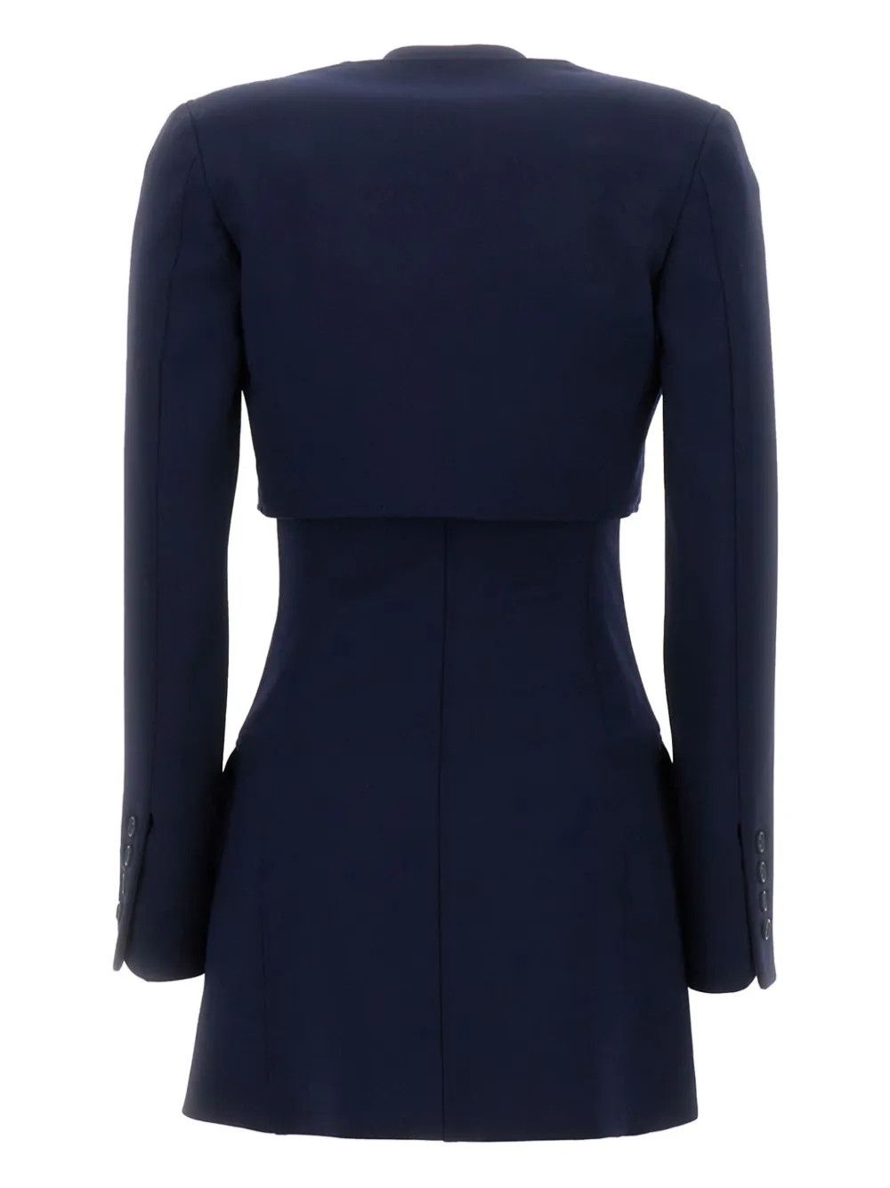 Off-White o1y1125 Blazer in Midnight Blue Size S / US 4 / IT 40 - 2 Thumbnail
