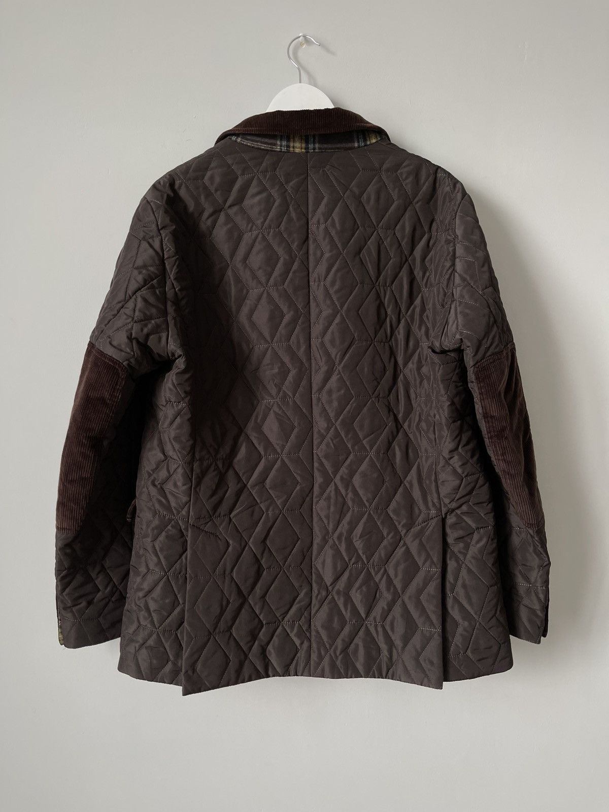 Etro Etro Milano Paisley Brown Quilted Blazer Jacket Coat Size US L / EU 52-54 / 3 - 8 Thumbnail