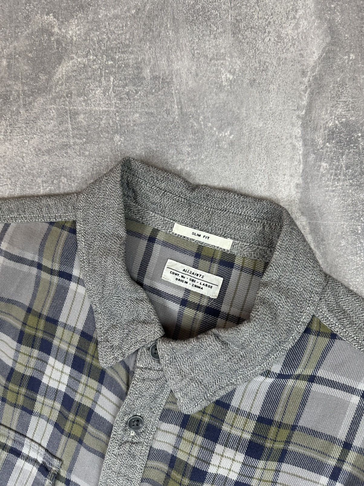 Allsaints Allsaints Japanese Flannel Shirts Button Up Size US L / EU 52-54 / 3 - 7 Thumbnail
