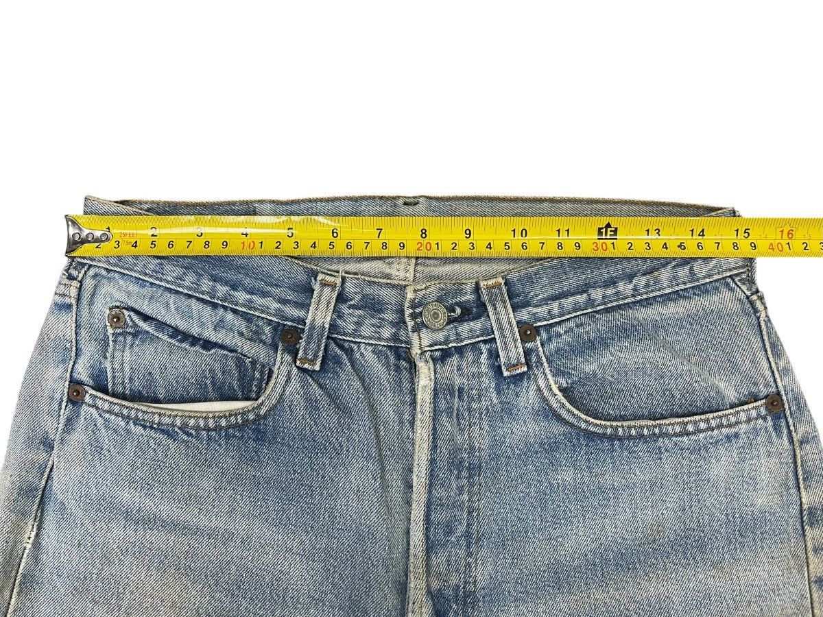 Levi's Vintage Levis 501 Straight Cut Distressed Single Stitch Size US 30 / EU 46 - 8 Thumbnail