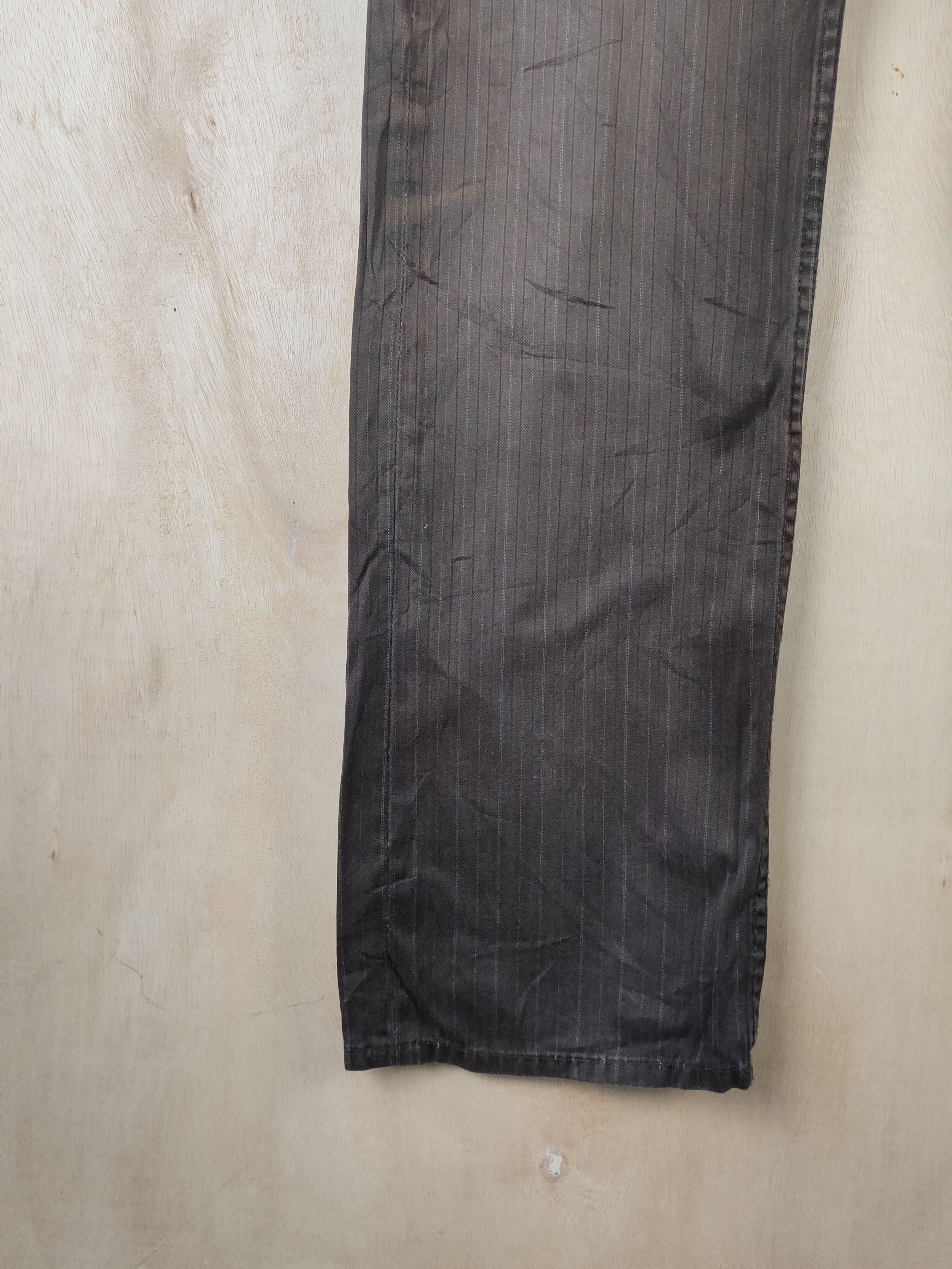 Japanese Brand Root Three Dark Brown Faded Multipocket Casual Pants #S2517 Size US 31 - 4 Thumbnail