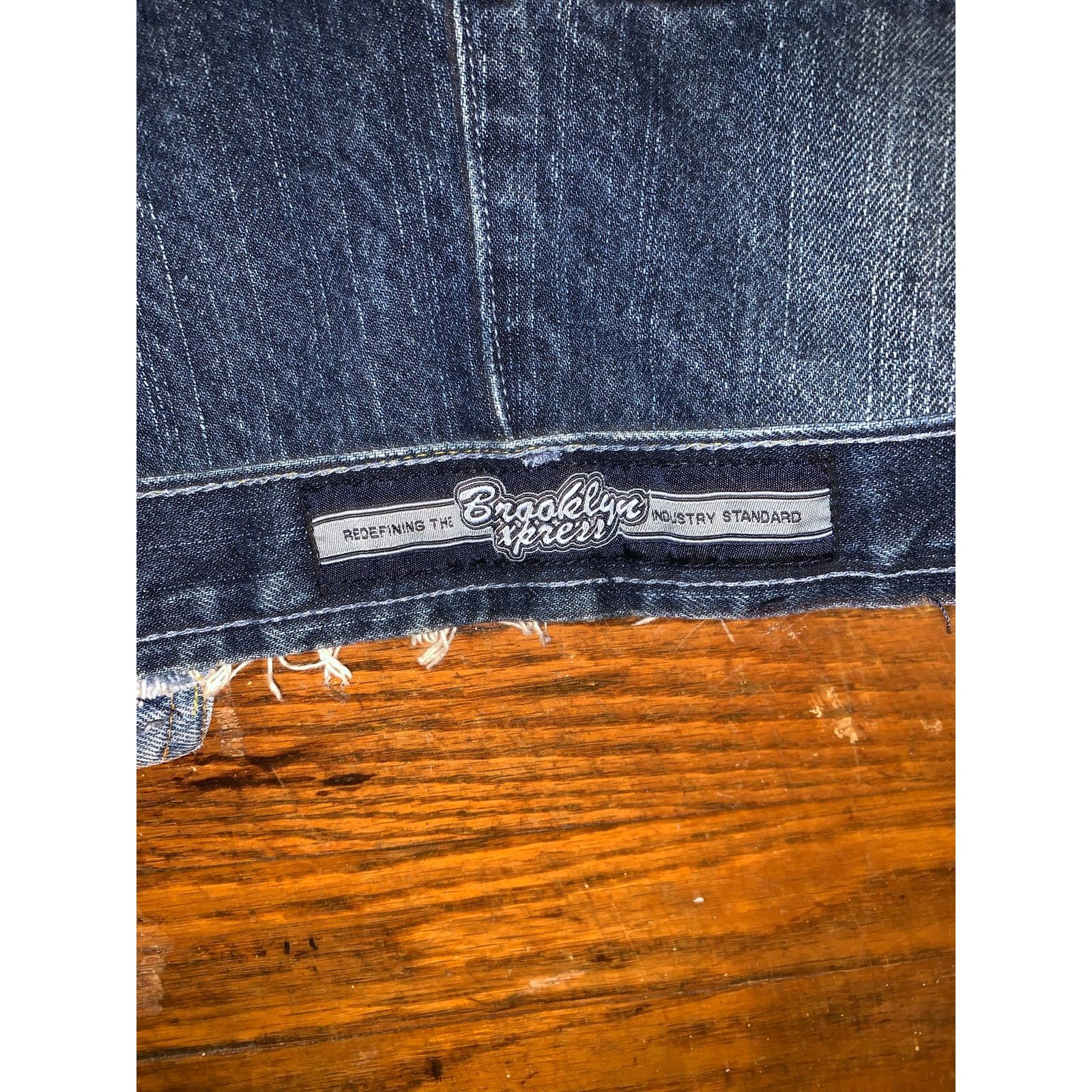Brooklyn Xpress Reworked Patchwork Denim Jacket Y2K Upcycled Women’s Small Size S / US 4 / IT 40 - 10 Thumbnail