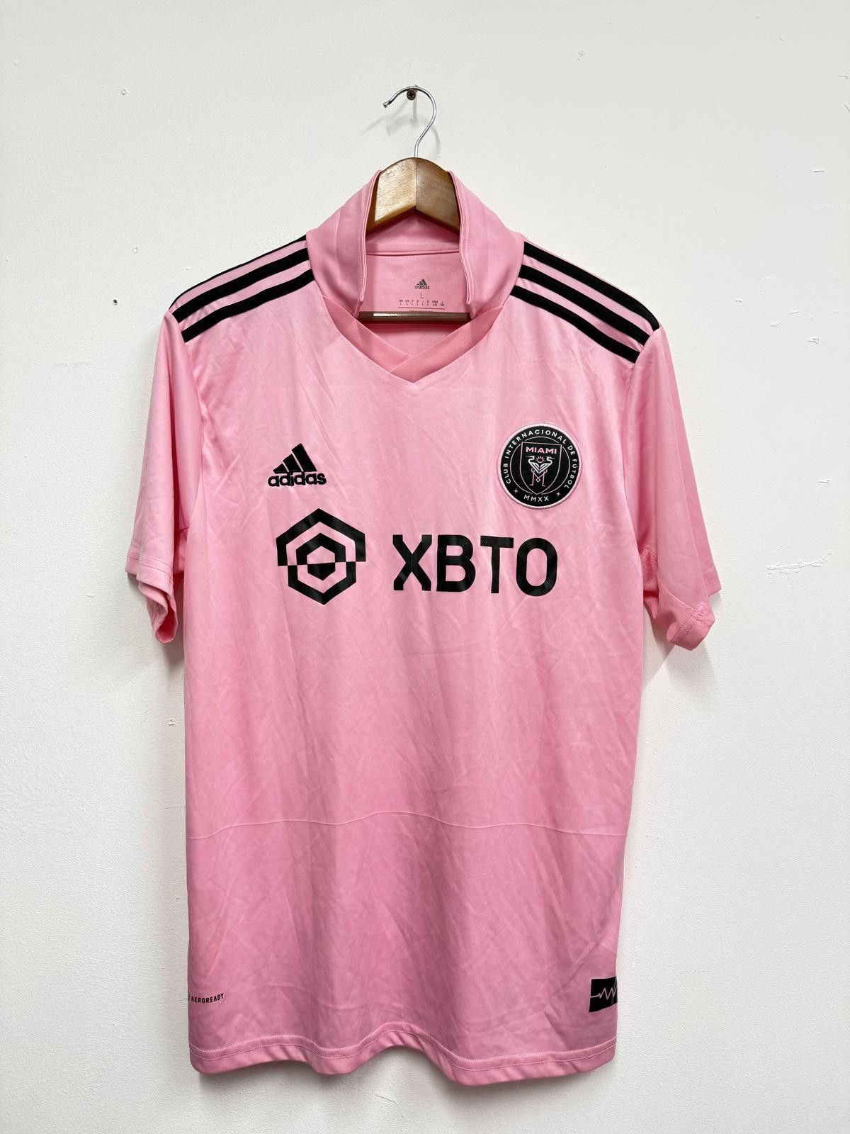 Adidas Adidas Inter Miami 2023 Pink Men's Football Jersey Size L Size US L / EU 52-54 / 3 - 1 Thumbnail