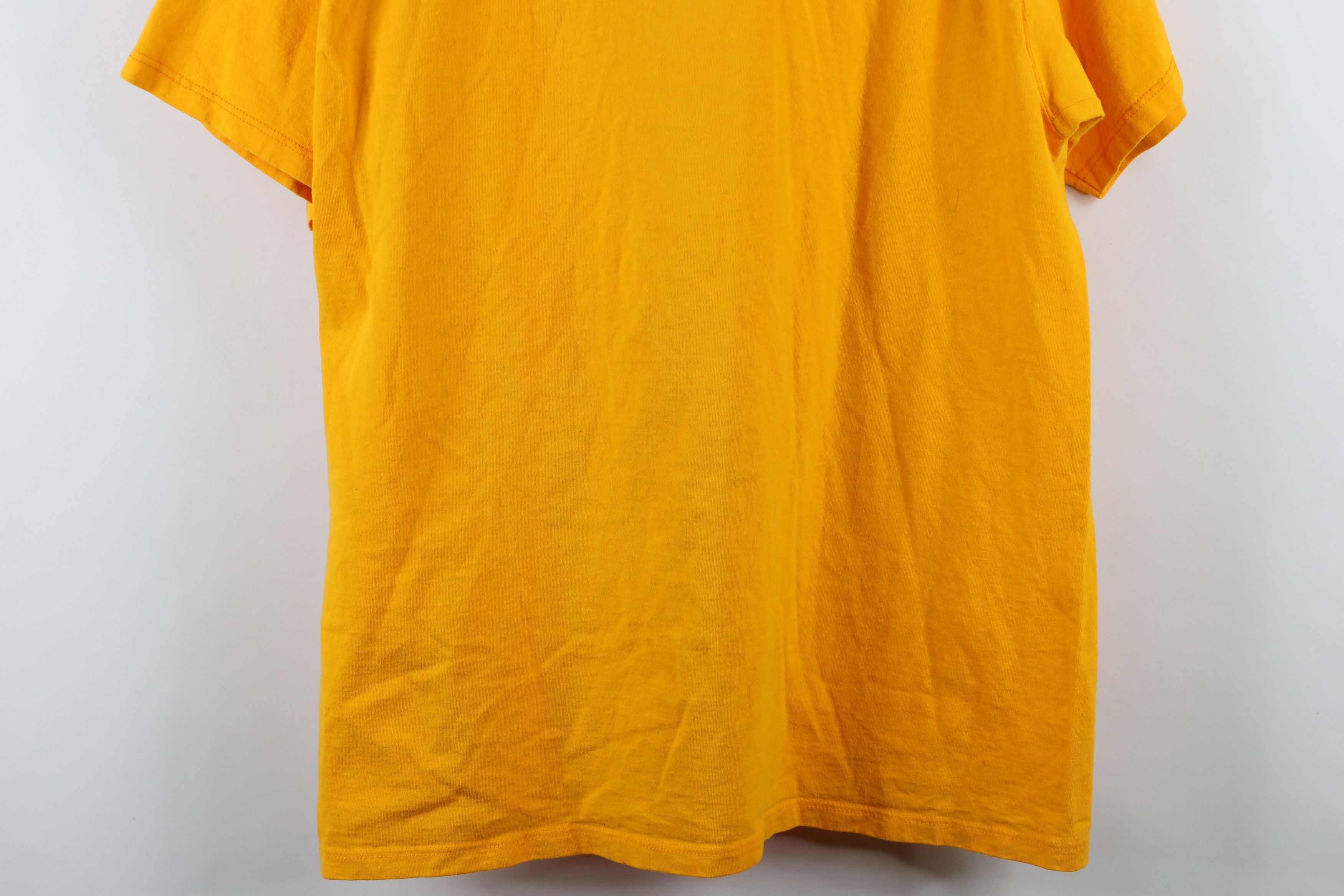 Vintage Vintage 90s Streetwear Short Sleeve T-Shirt Gold Yellow USA Size US XL / EU 56 / 4 - 11 Thumbnail
