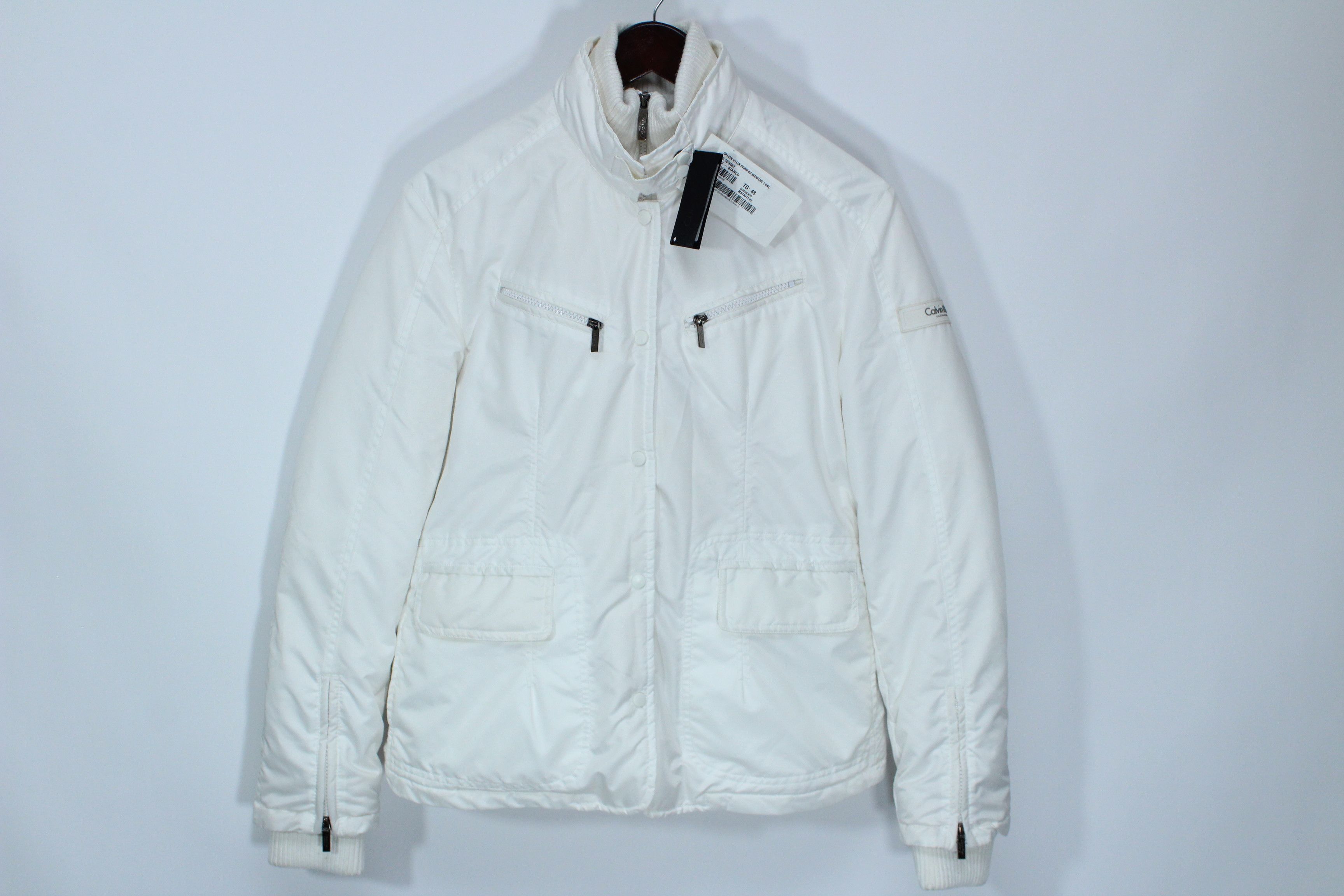 image of Calvin Klein Down Jacket Womens Size 48 Hype in White