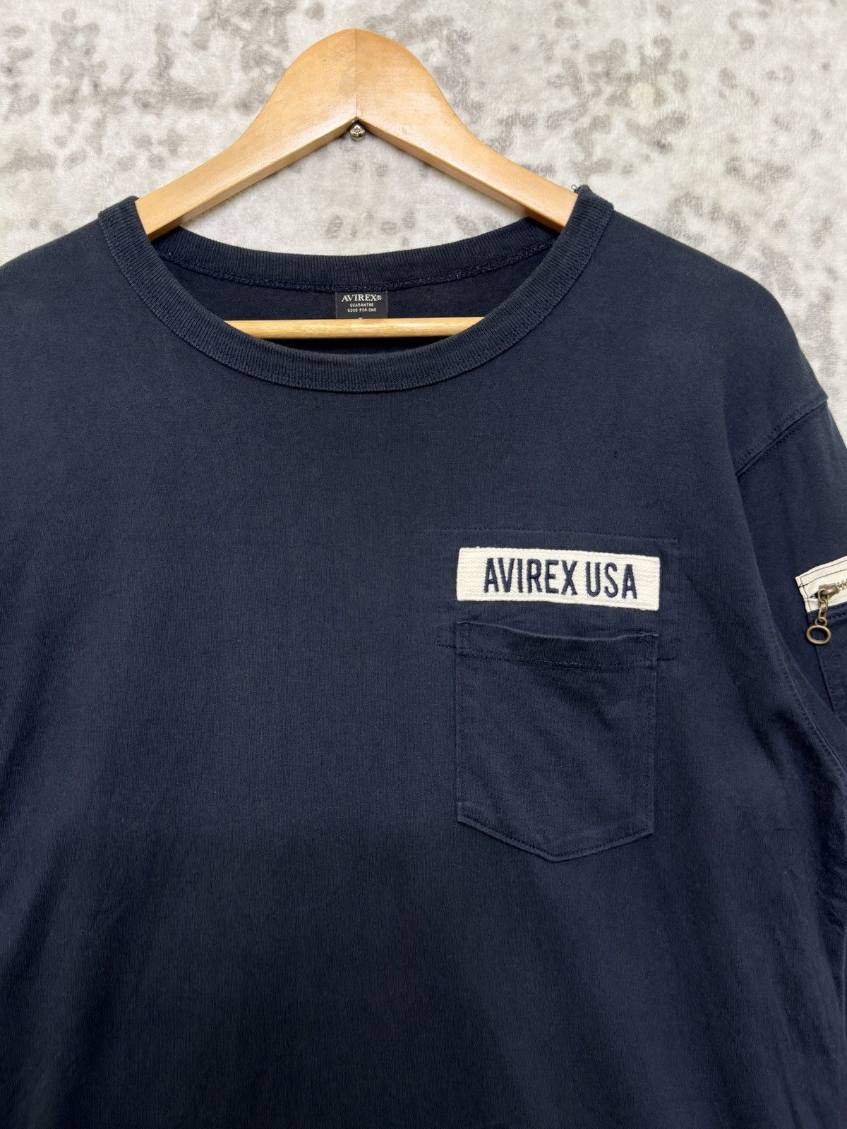Avirex AVIREX Military Fatigue Long Sleeve Navy Utility Pocket Size US M / EU 48-50 / 2 - 5 Thumbnail