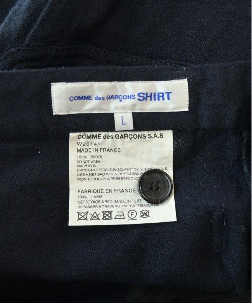 Comme des Garcons SHIRT Cropped Pants Wool Plain Zipper Navy Blue Size US 32 / EU 48 - 7 Thumbnail