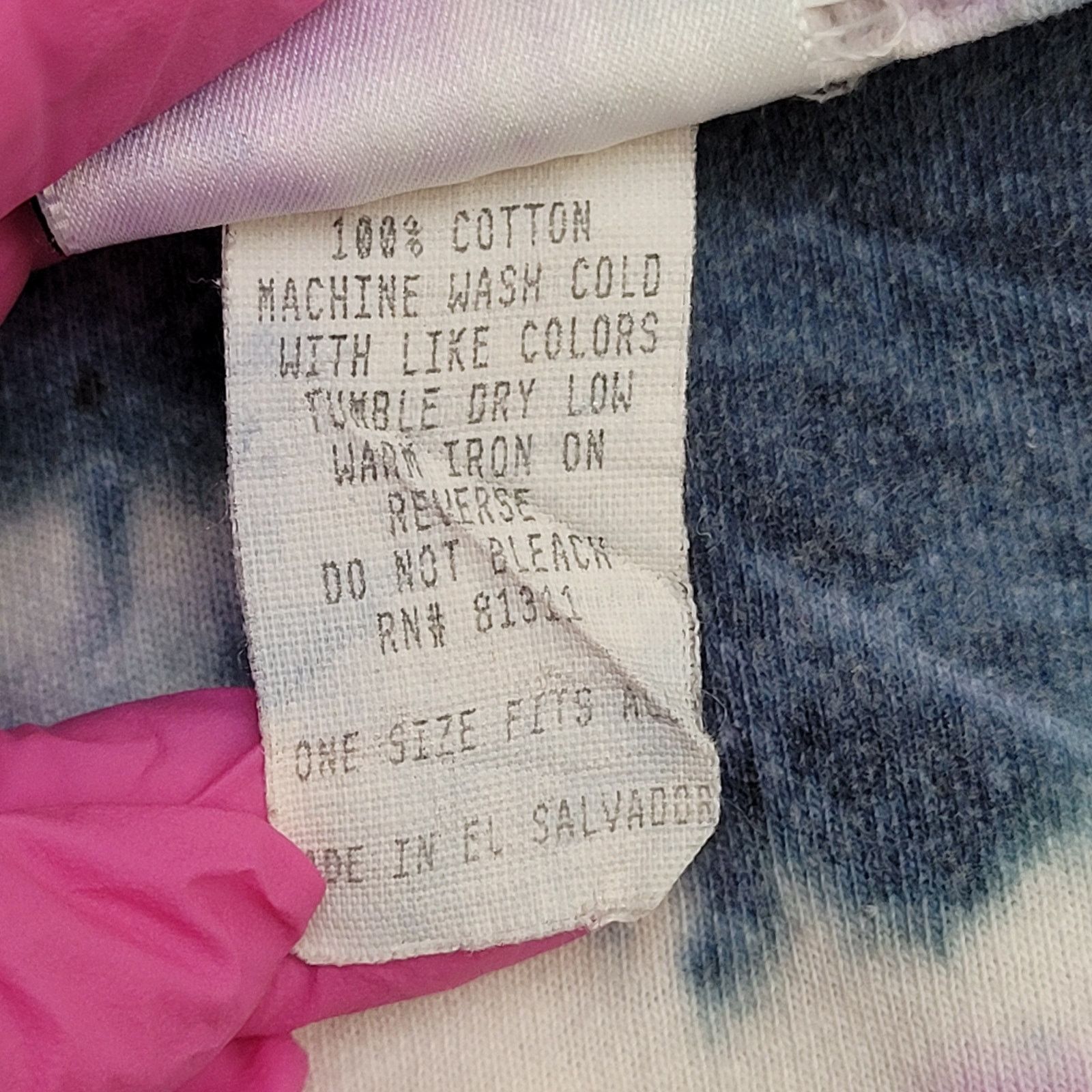 Vintage VTG 90s Tie-Dye T-Shirt Mens L Single Stitch USA Skater Size US L / EU 52-54 / 3 - 10 Thumbnail