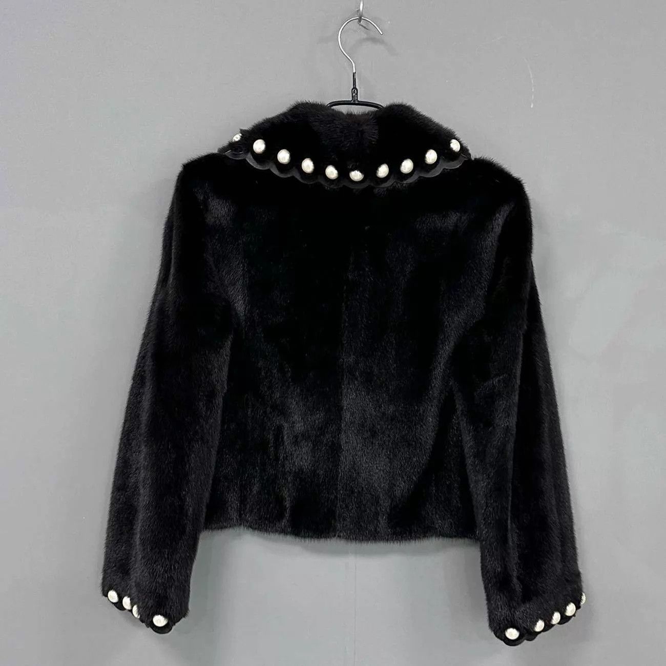Fendi FENDI White Stripe Mink Fur Pearl Jacket 38 Size XS / US 0-2 / IT 36-38 - 3 Thumbnail