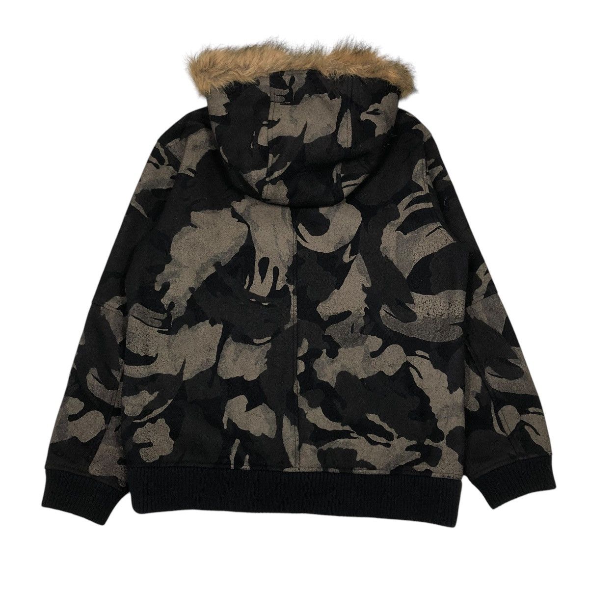 Vintage 🔥VINTAGE BOMBER JACKET VILLE D’ESPOIR CAMOUFLAGE MINK FUR Size US L / EU 52-54 / 3 - 2 Thumbnail
