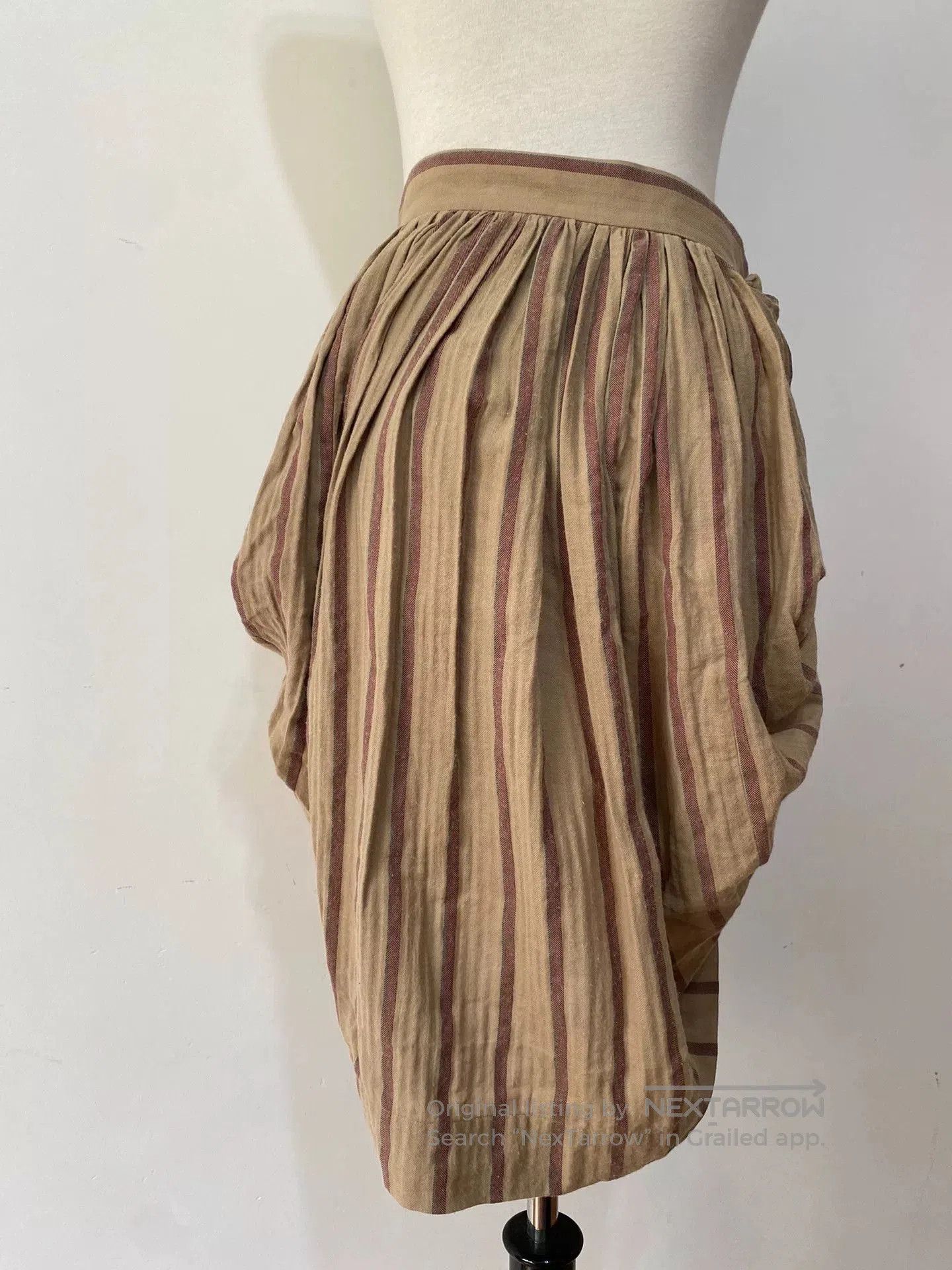 Vivienne Westwood Vivienne Westwood Vintage Brown Stripe Skirt. Size 35" - 4 Thumbnail