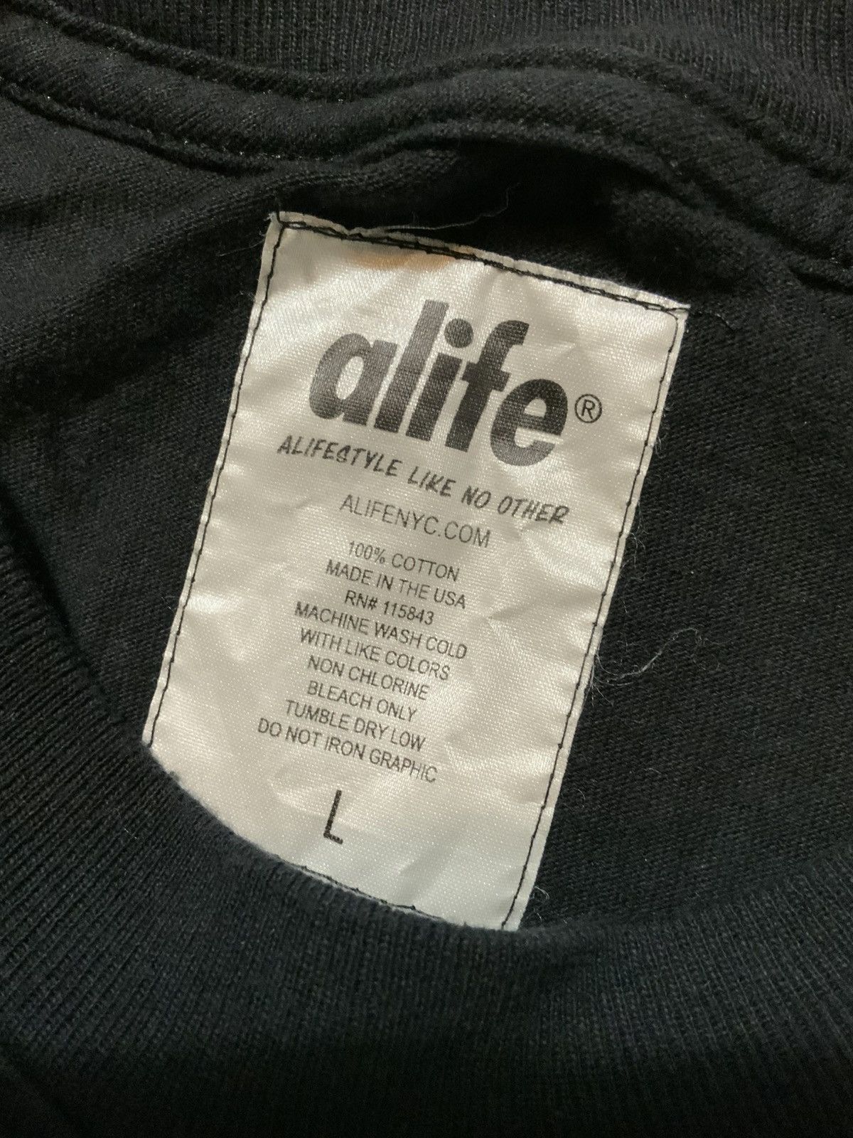Alife ALIFE NYC Krink Paint Crayon Graffiti Art Graphic T-Shirt Size US L / EU 52-54 / 3 - 6 Thumbnail