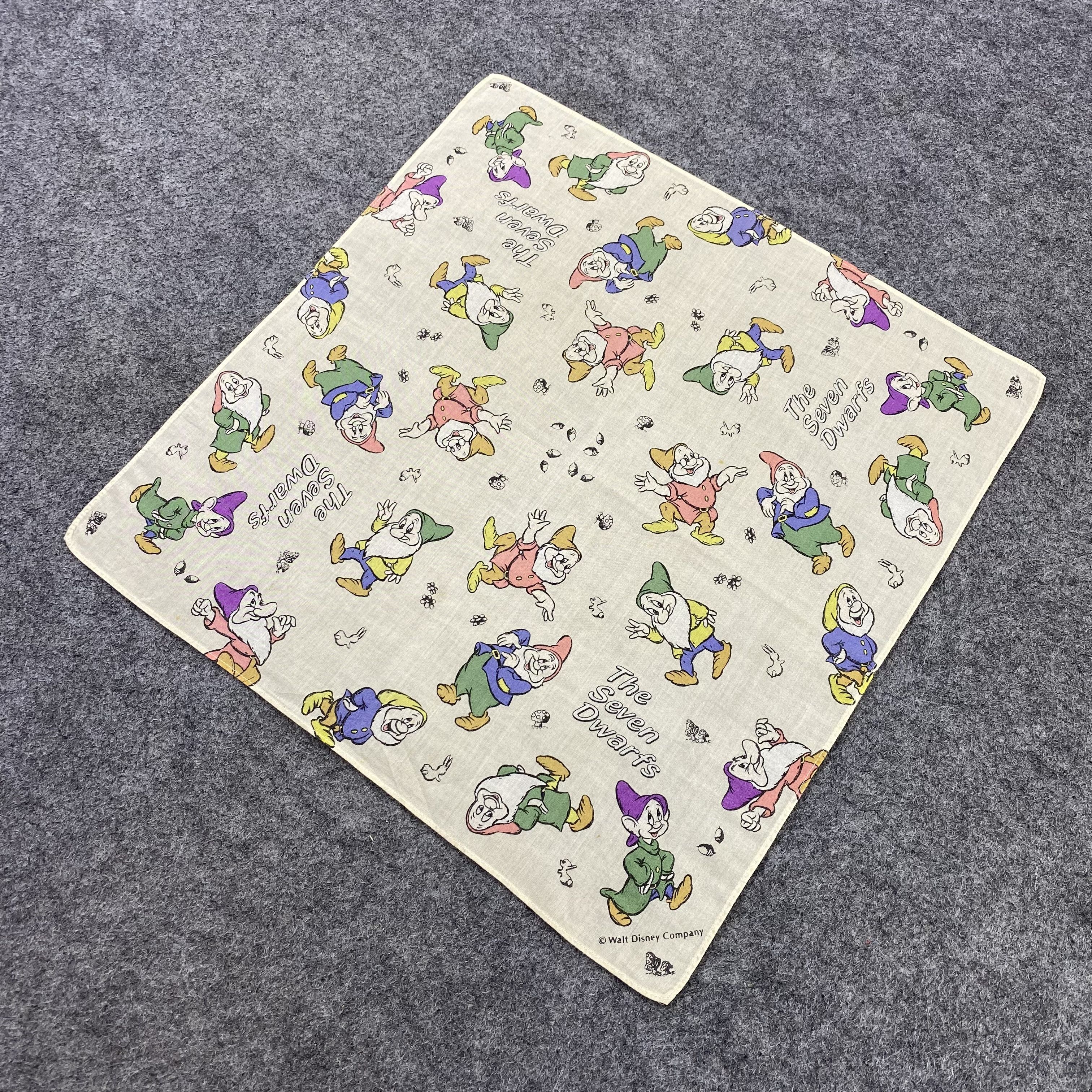 Anime × Disney The seven dwarfs Handkerchief / Bandana / Neckerchief-B1456 Size ONE SIZE - 4 Thumbnail