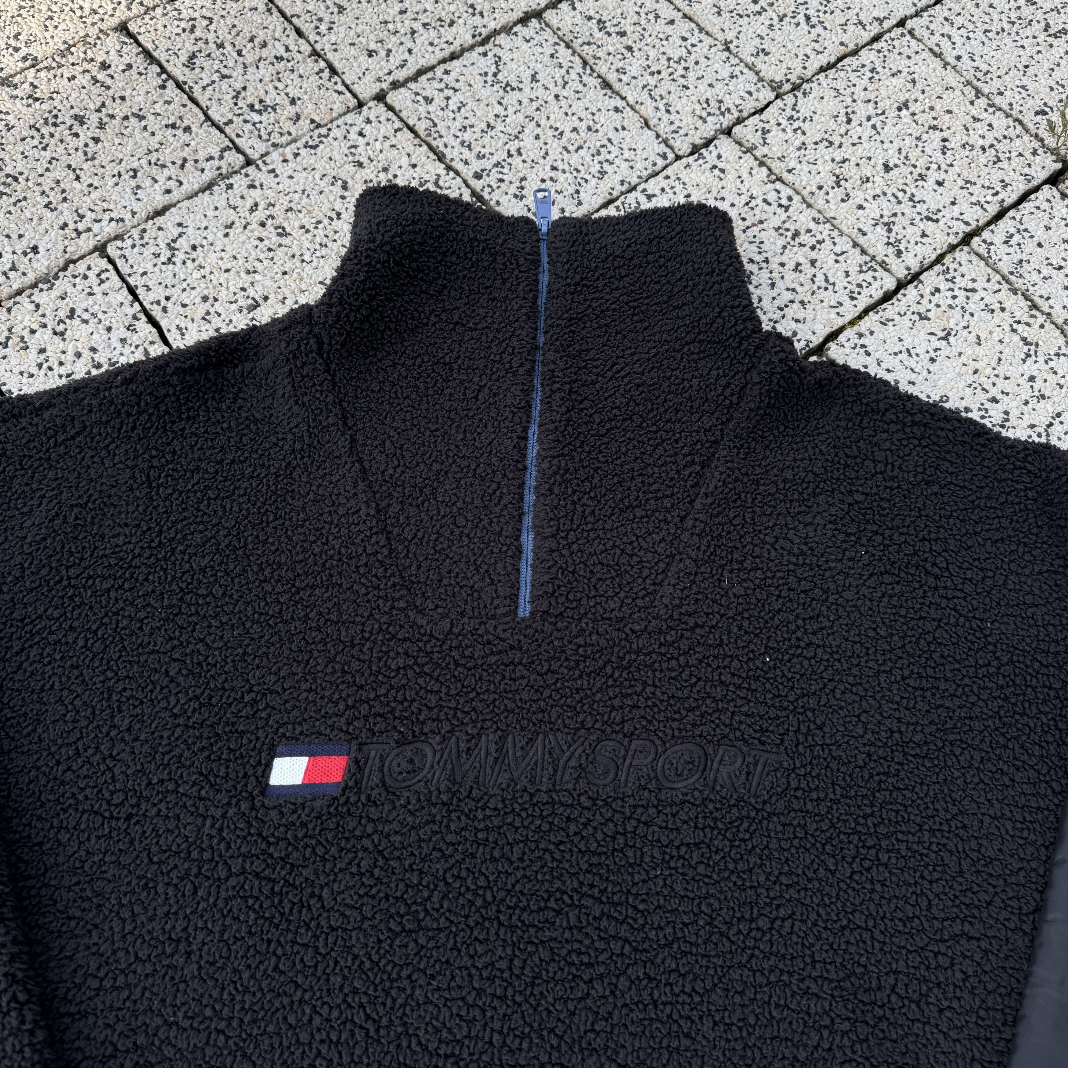 Tommy Hilfiger × Vintage TOMMY SPORT FLEECE CENTRE LOGO SHERPA SWEATSHIRT OUTDOOR Size US M / EU 48-50 / 2 - 2 Thumbnail