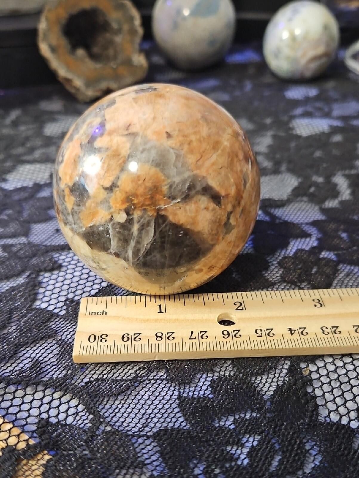 Other Peach Moonstone Sphere Size ONE SIZE - 1 Thumbnail