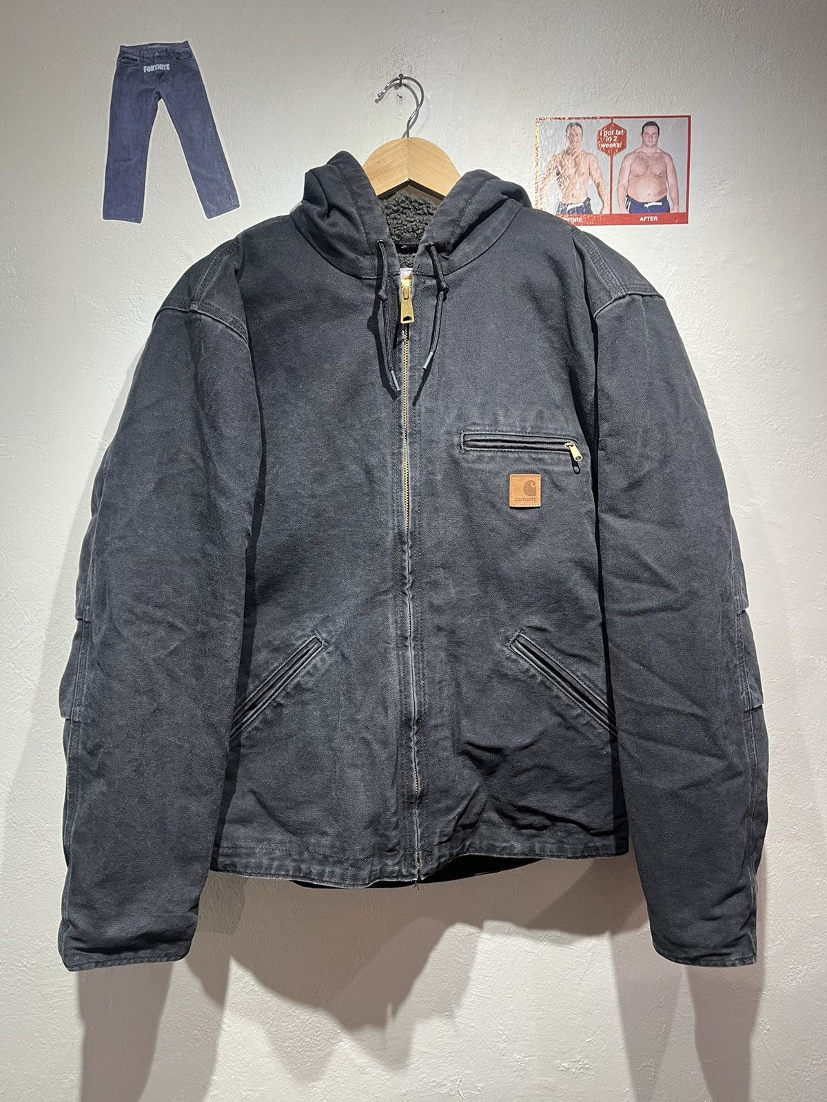 Vintage Carhartt Detroit Hooded Jacket