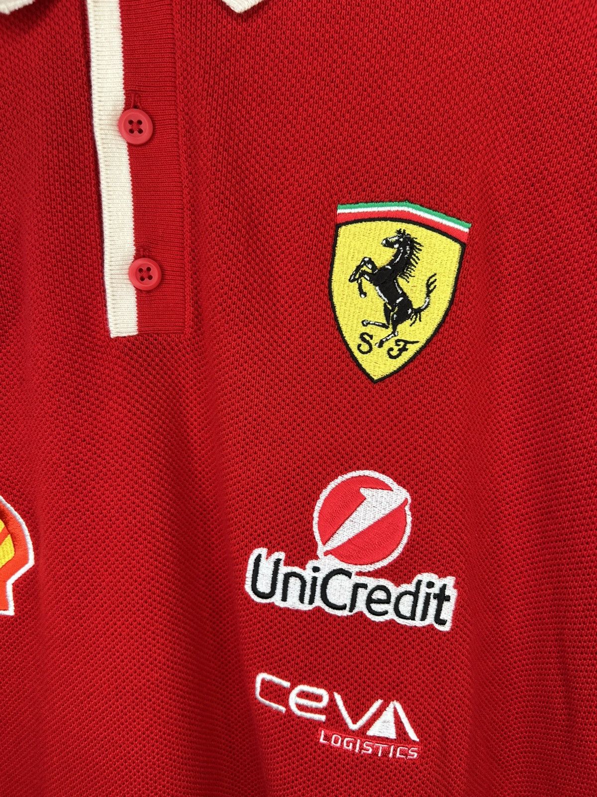 Ferrari × Puma Puma Ferrari Scuderia Knit Polo Shirt Size US XXL / EU 58 / 5 - 7 Thumbnail
