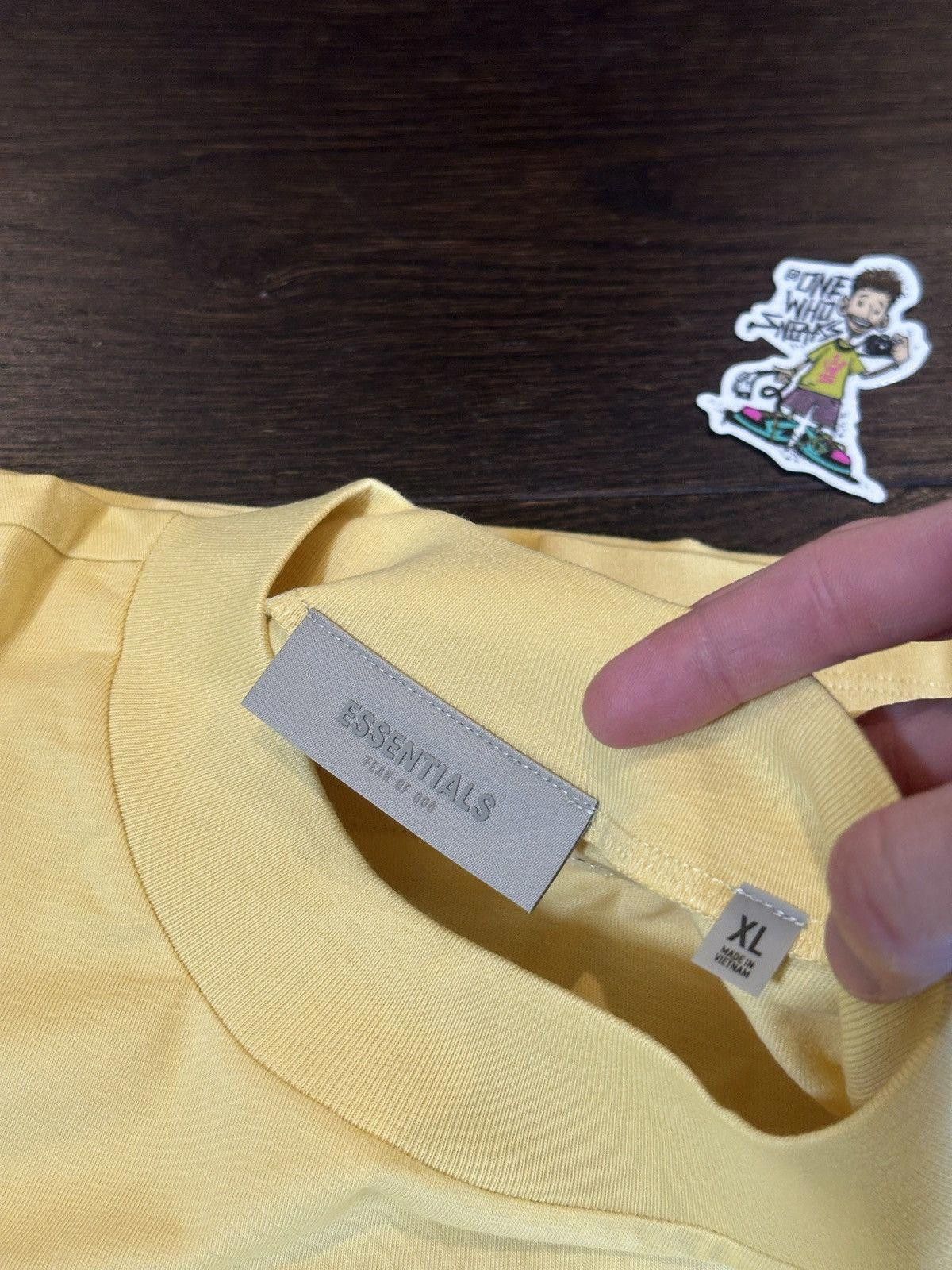 Fear of God Fear of God Essentials L/S Tee Canary Size XL Size US XL / EU 56 / 4 - 9 Thumbnail