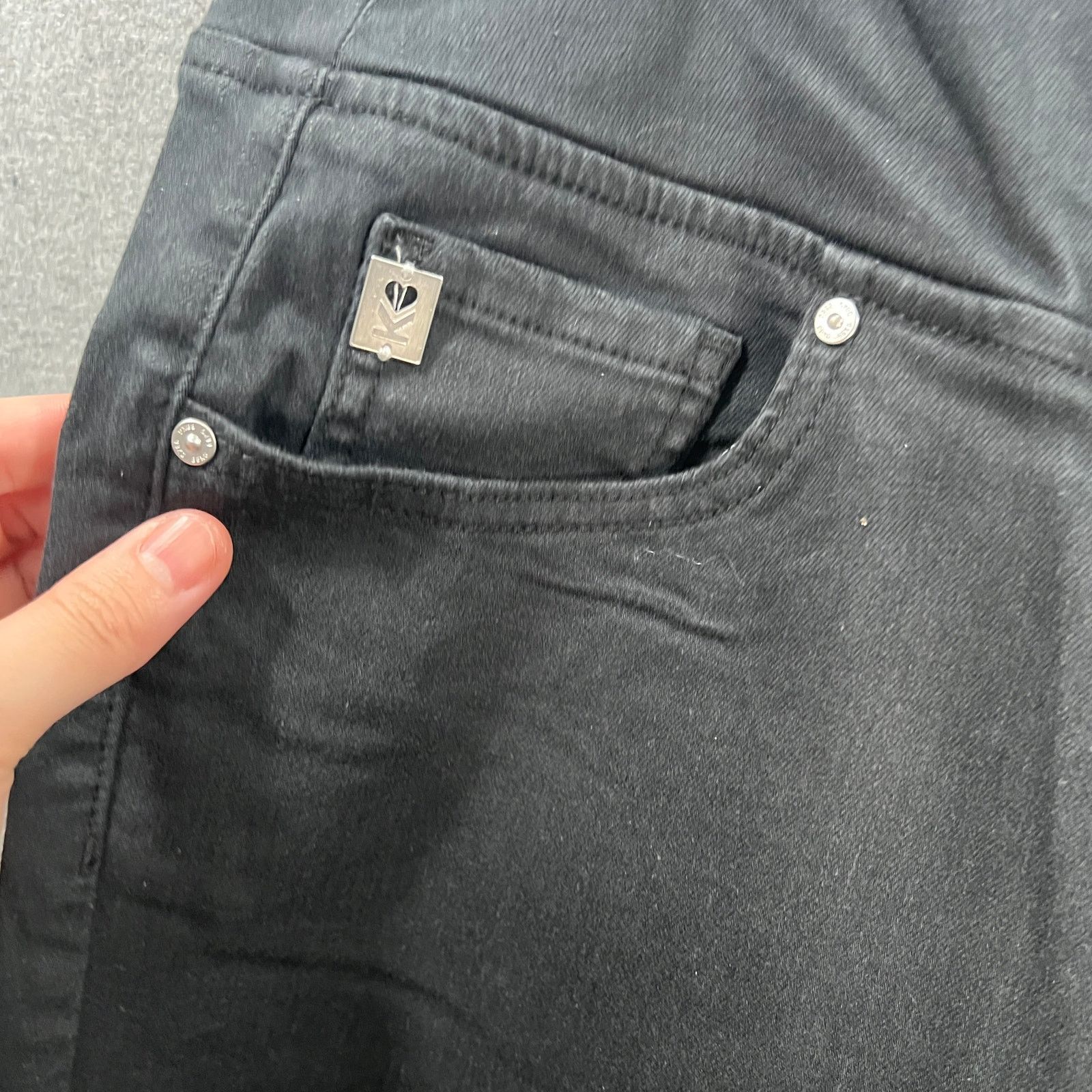 Other Belle By Kim Gravel TripleLuxe Reg Twill Cropped Str Size 32" / US 10 / IT 46 - 11 Thumbnail