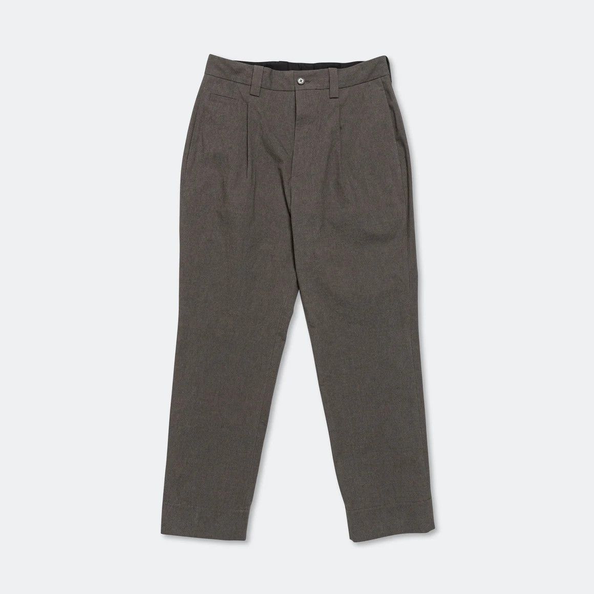 Margaret Howell Single Pleat Trouser Dense Cotton Plainweave Mouse | Grailed