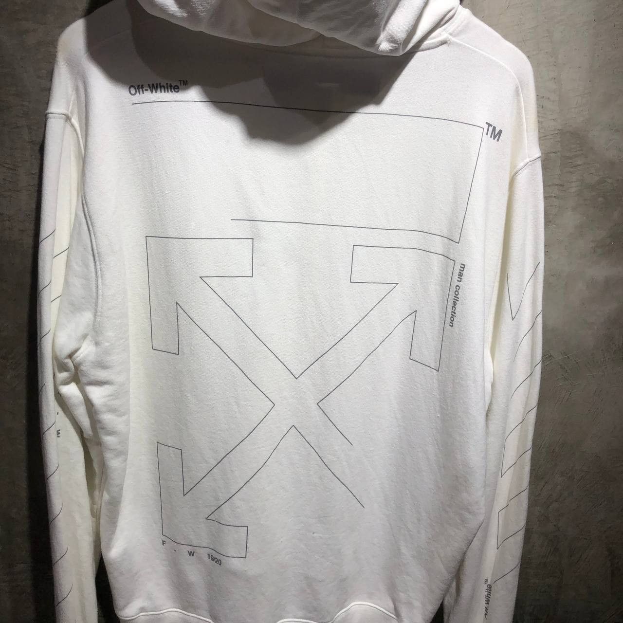 Off-White Off-White Unfinished Arrows hoodie Size US L / EU 52-54 / 3 - 4 Thumbnail