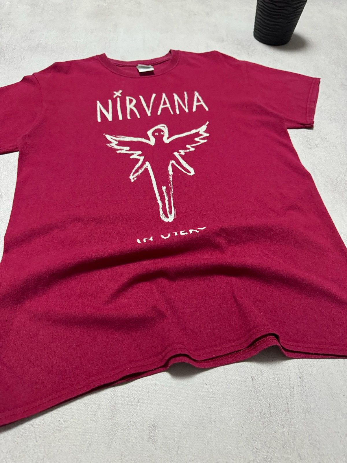 Band Tees × Nirvana × Vintage Vintage Nirvana In Utero T Shirt Tee 90s Size US M / EU 48-50 / 2 - 4 Thumbnail