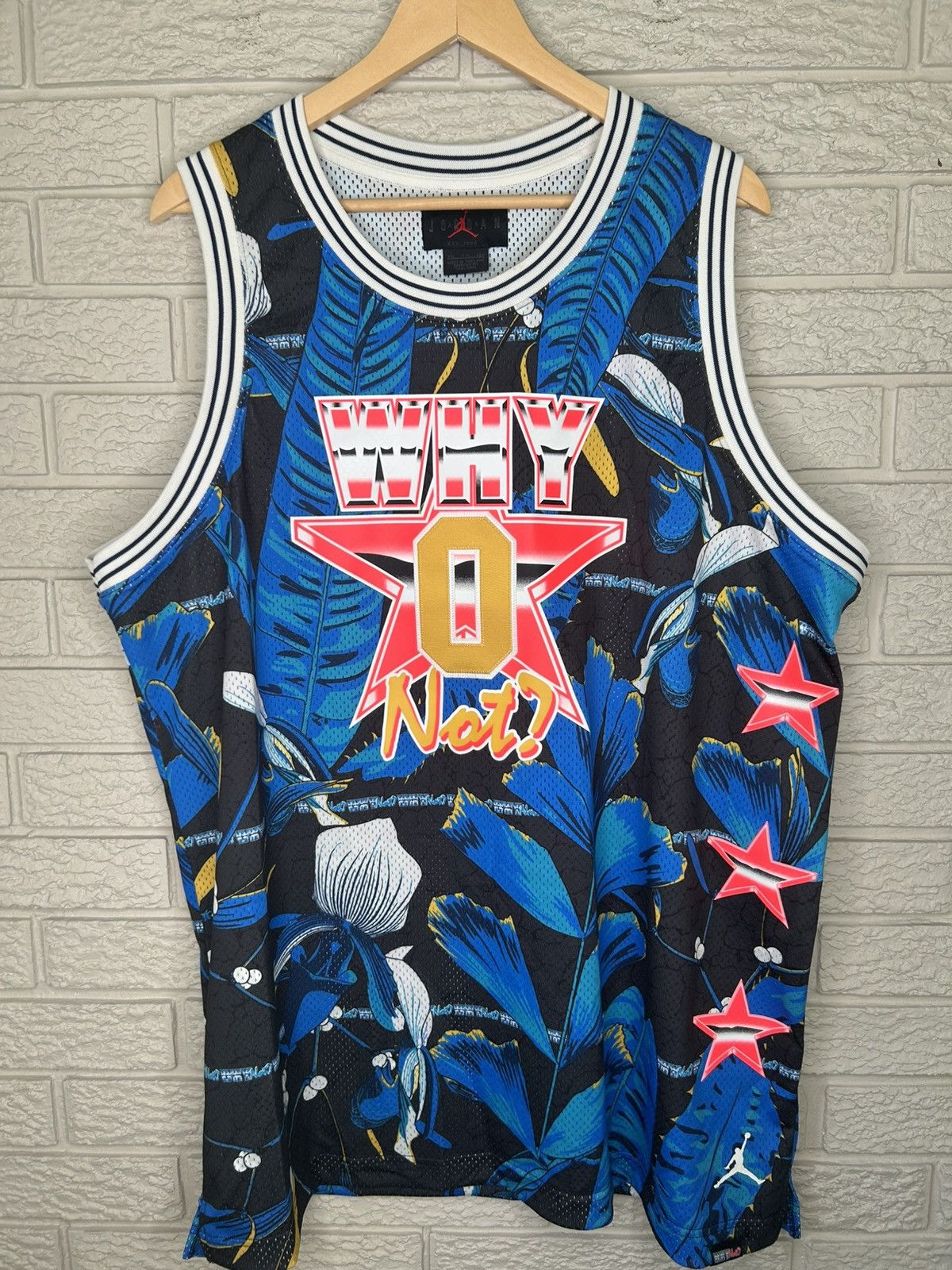 Jordan Brand Jordan x Russell Westbrook Why Not Basketball Jersey Size US XXL / EU 58 / 5 - 1 Thumbnail