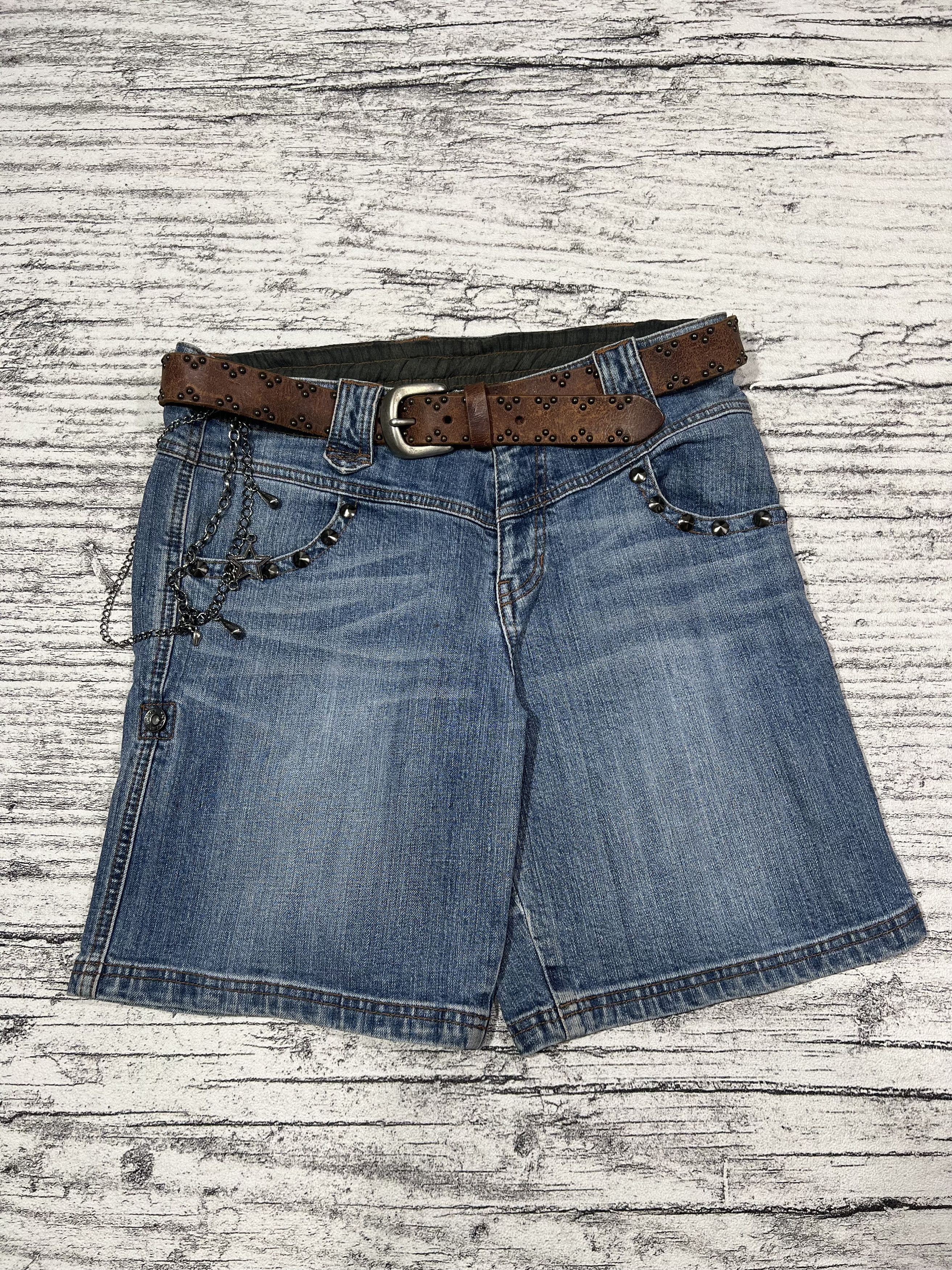 Japanese Brand 2000s Algonquins Hysteric Poem Jorts Denim y2k Lgb Ifsix Size US 32 / EU 48 - 2 Thumbnail